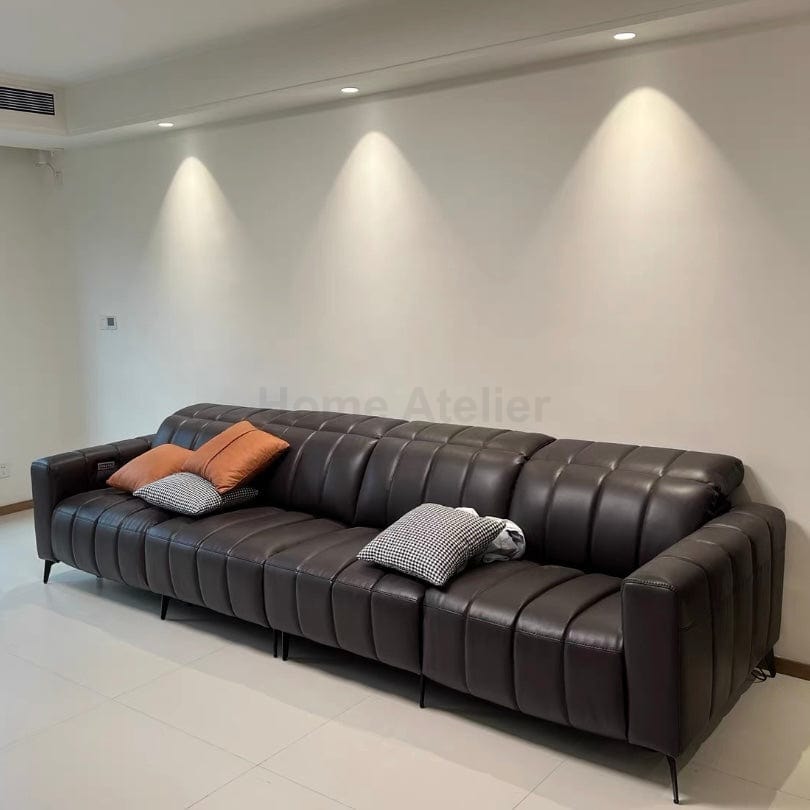 Home Atelier Ramier Electric Recliner Leather Sofa