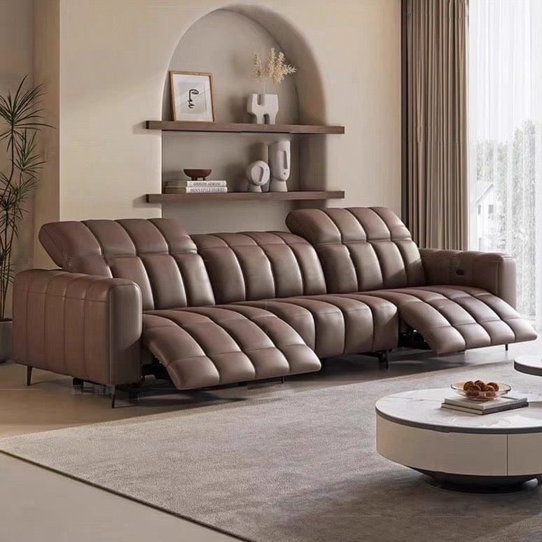 Home Atelier Ramier Electric Recliner Leather Sofa