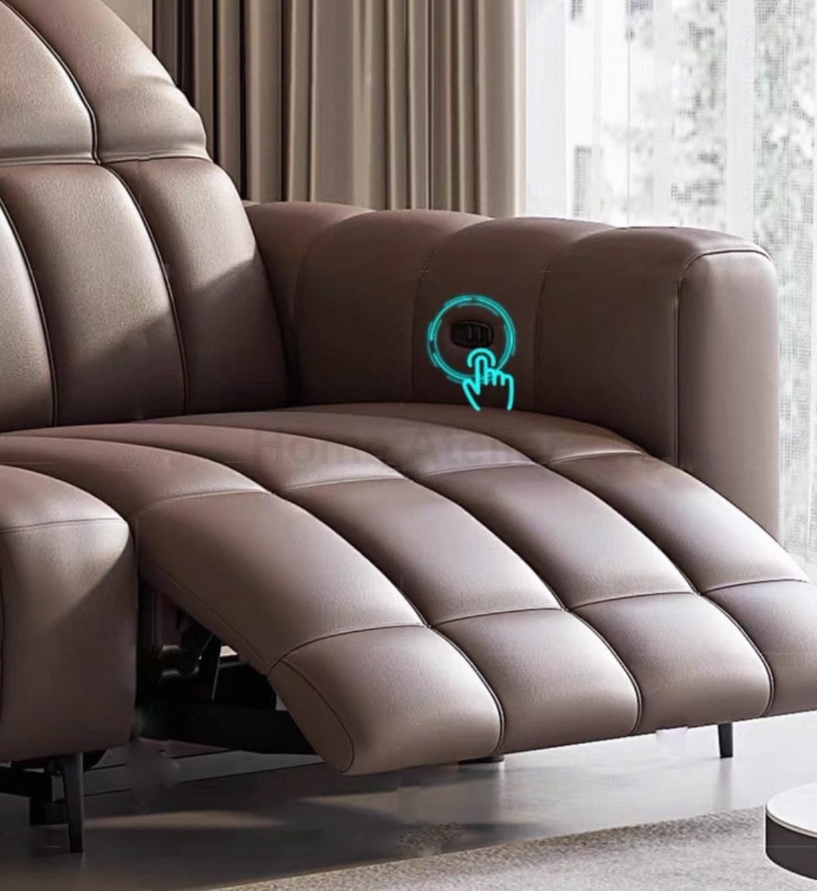 Home Atelier Ramier Electric Recliner Leather Sofa