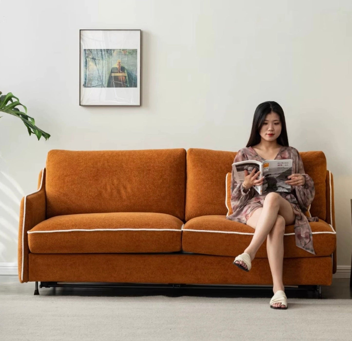 Home Atelier Ramier Foldable Sofa Bed with Mattress