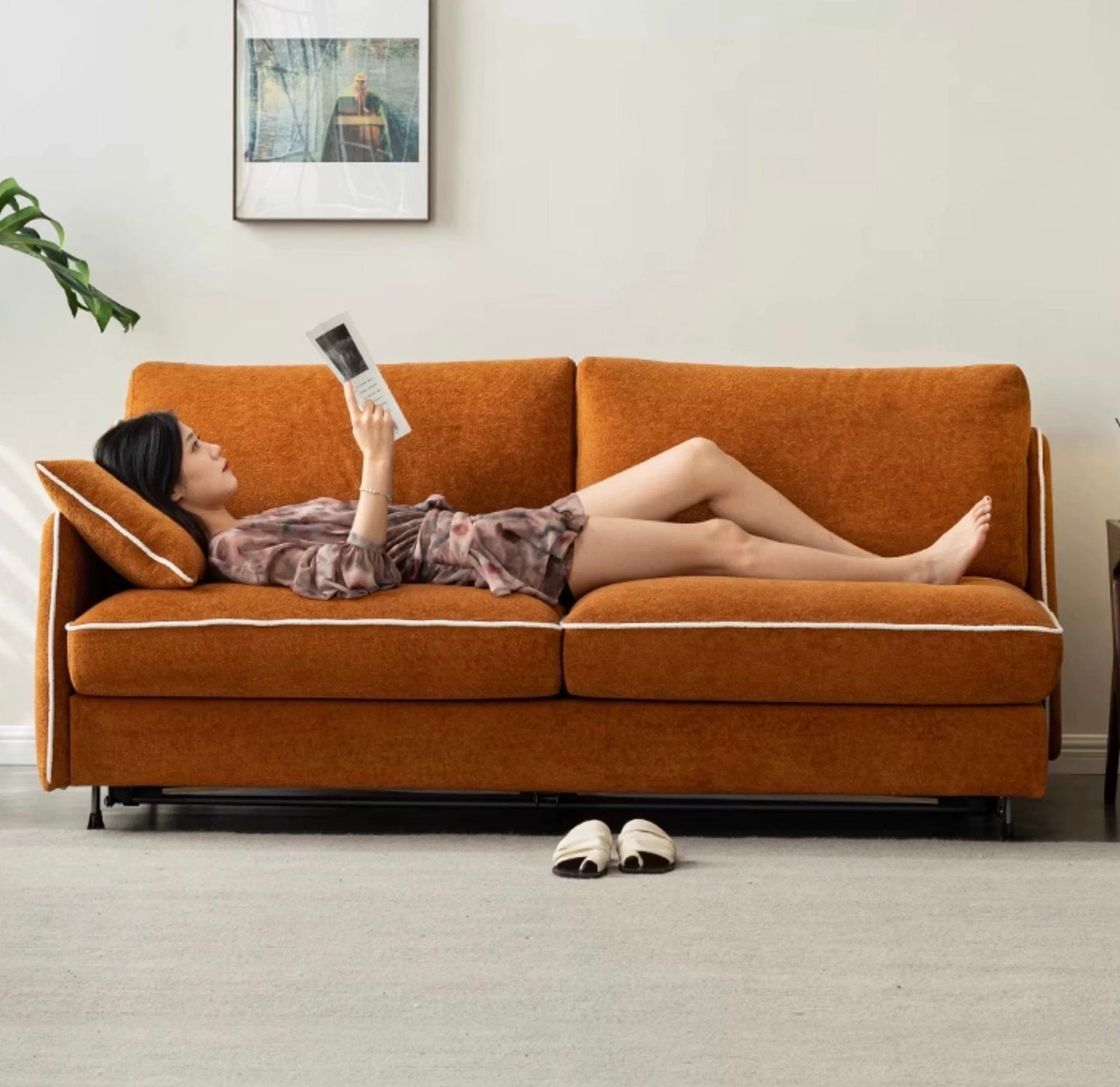 Home Atelier Ramier Foldable Sofa Bed with Mattress