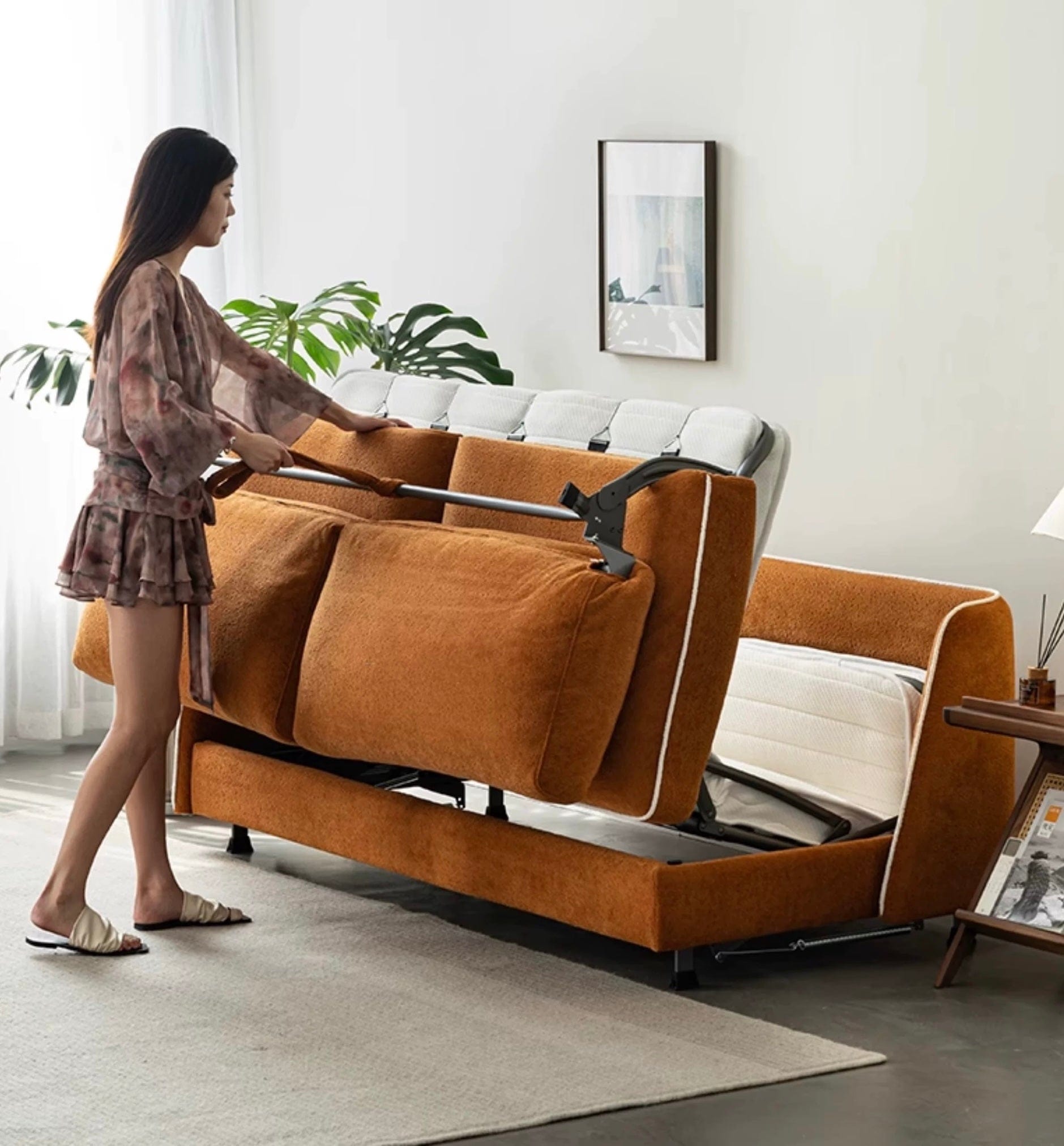 Home Atelier Ramier Foldable Sofa Bed with Mattress