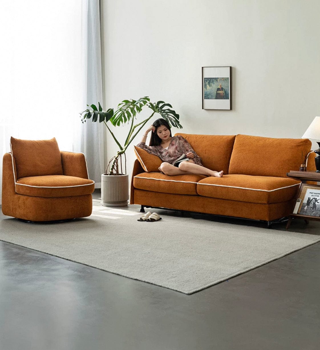 Home Atelier Ramier Foldable Sofa Bed with Mattress