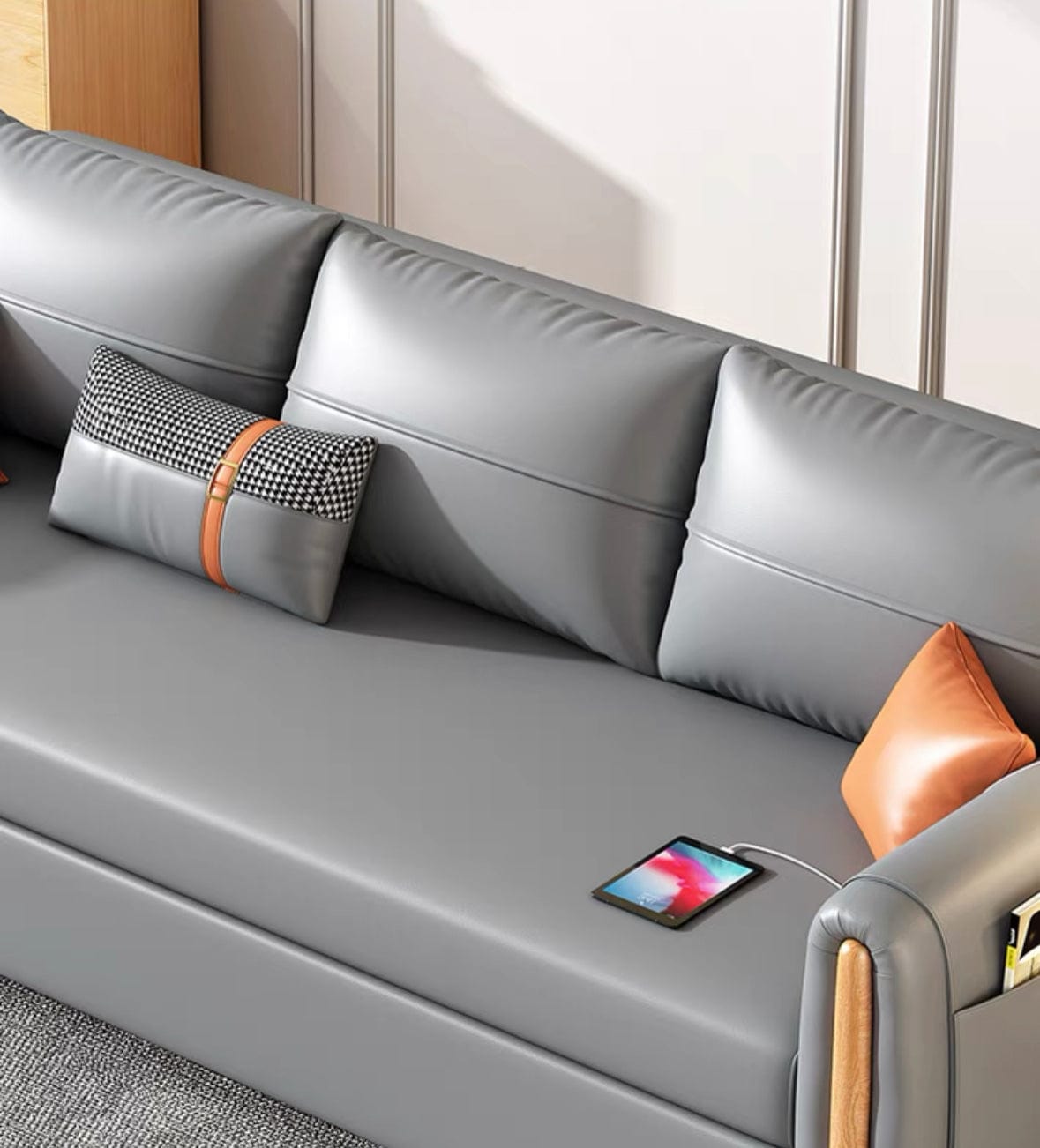 Home Atelier Raven Scratch Resistant Electric Sofa Bed