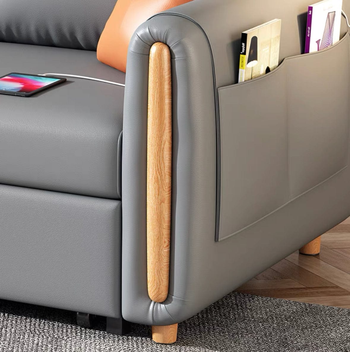 Home Atelier Raven Scratch Resistant Electric Sofa Bed
