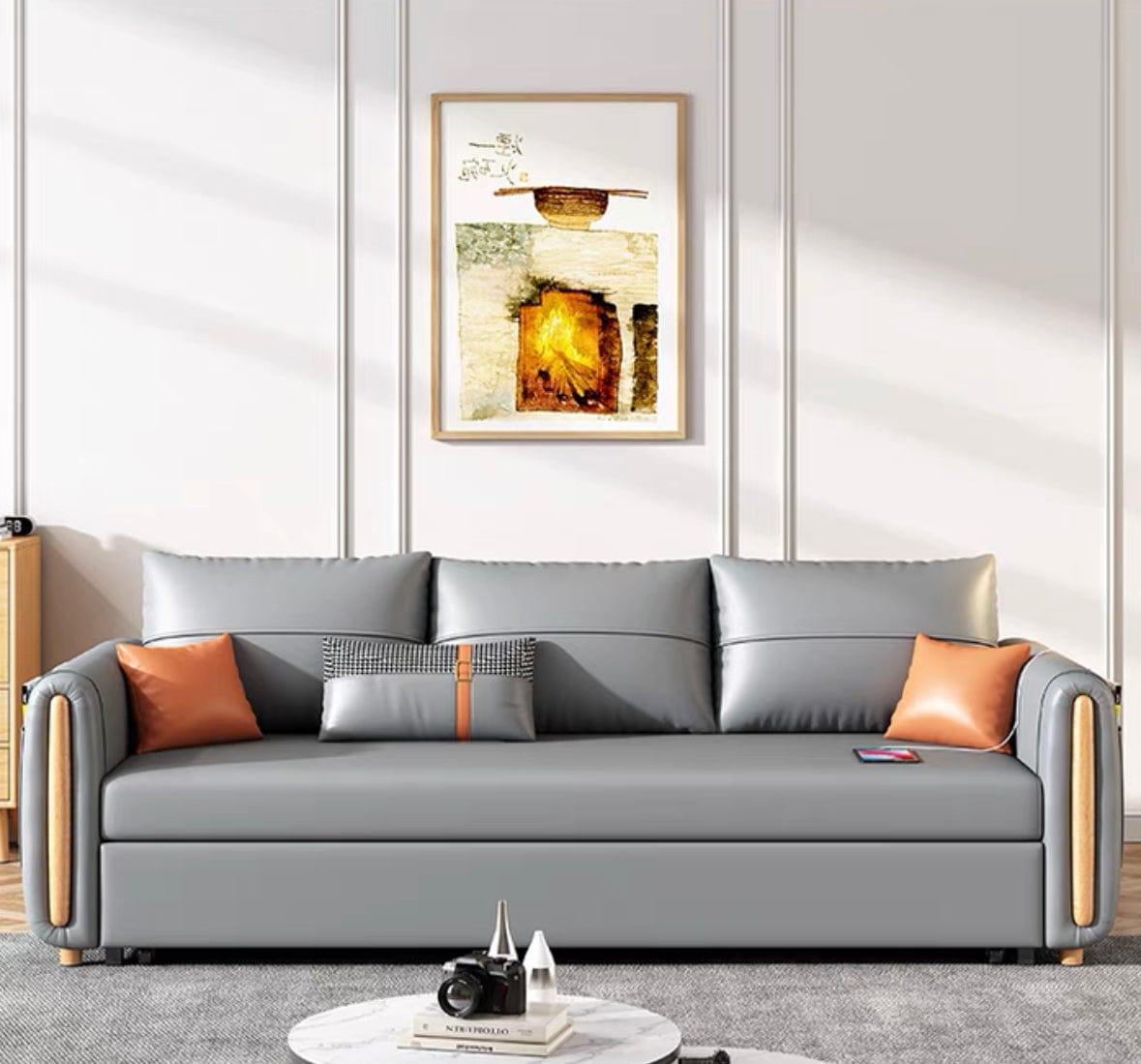 Home Atelier Raven Scratch Resistant Electric Sofa Bed