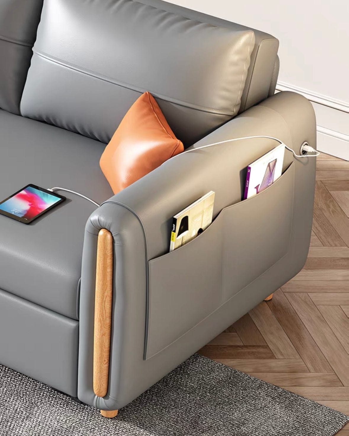 Home Atelier Raven Scratch Resistant Electric Sofa Bed