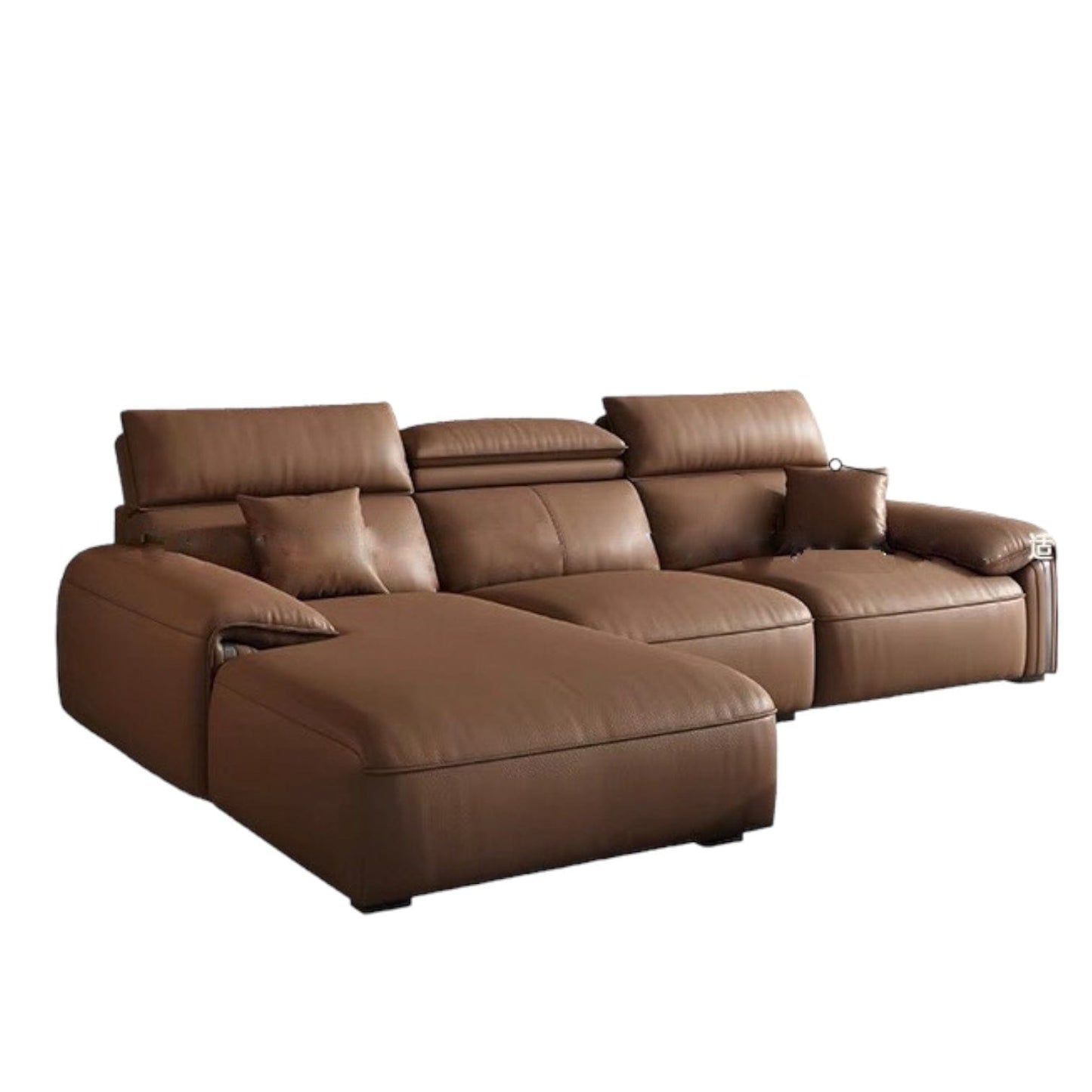 Home Atelier Reimus Leather Sectional Sofa