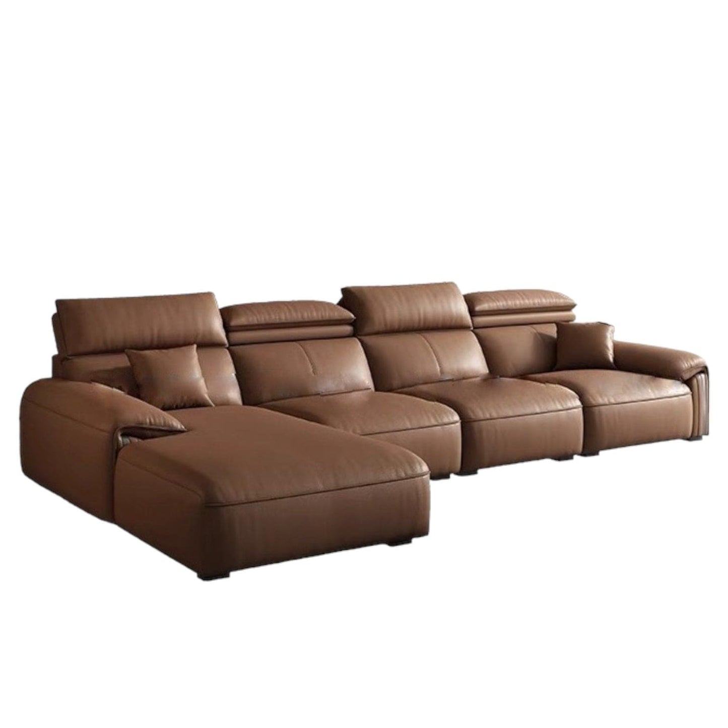 Home Atelier Reimus Leather Sectional Sofa
