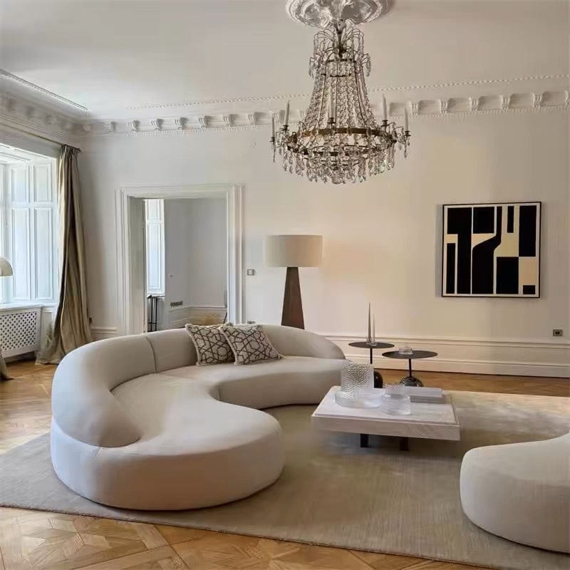 Home Atelier Ridley Scratch Resistant Sectional Curve Sofa