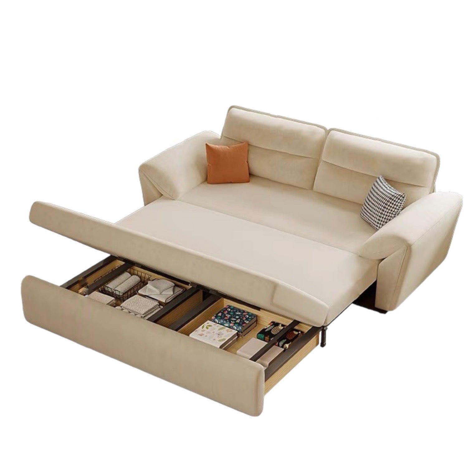 Home Atelier Riken Scratch Resistant Storage Sofa Bed