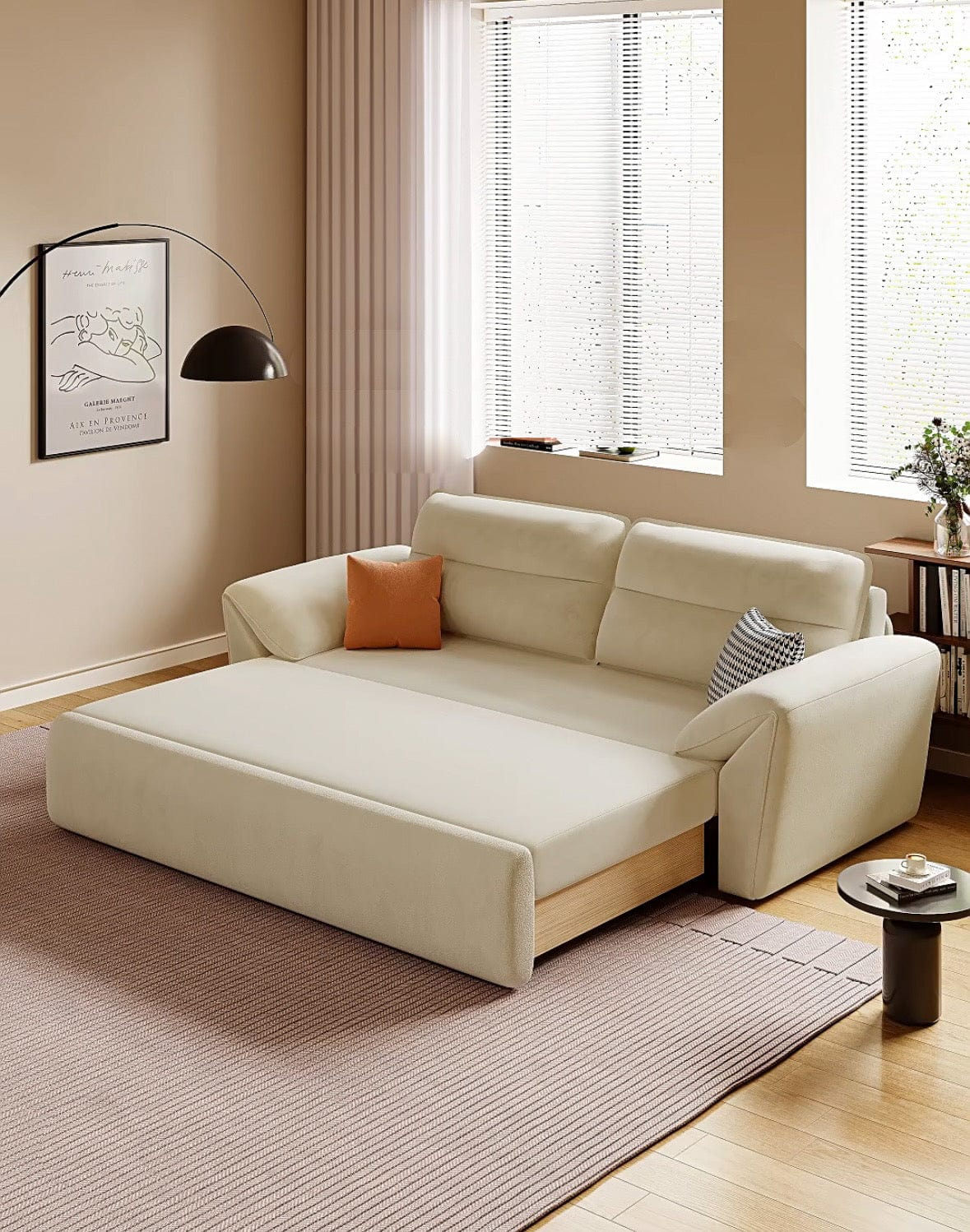 Home Atelier Riken Scratch Resistant Storage Sofa Bed