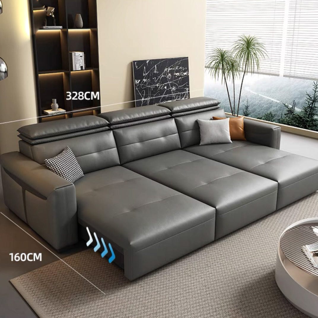 Home Atelier Roch Electric Motorized Leather Sofa Bed
