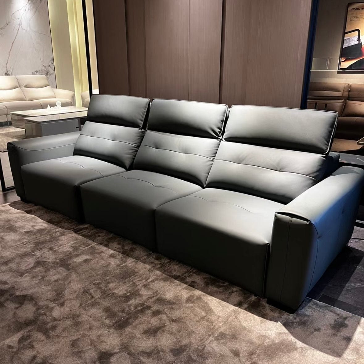 Home Atelier Roch Electric Motorized Leather Sofa Bed