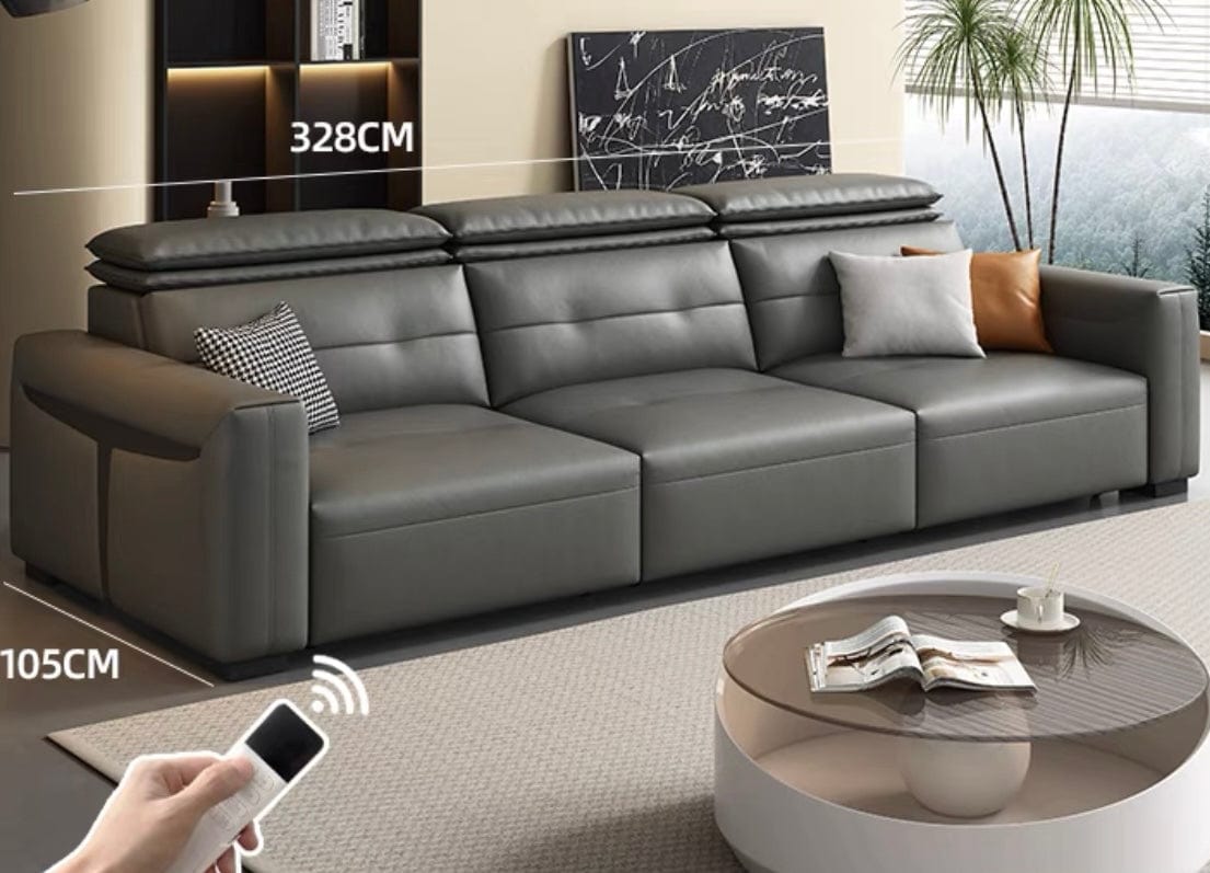 Home Atelier Roch Electric Motorized Leather Sofa Bed