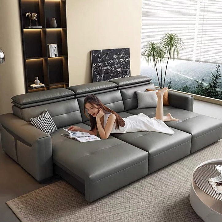 Home Atelier Roch Electric Motorized Leather Sofa Bed