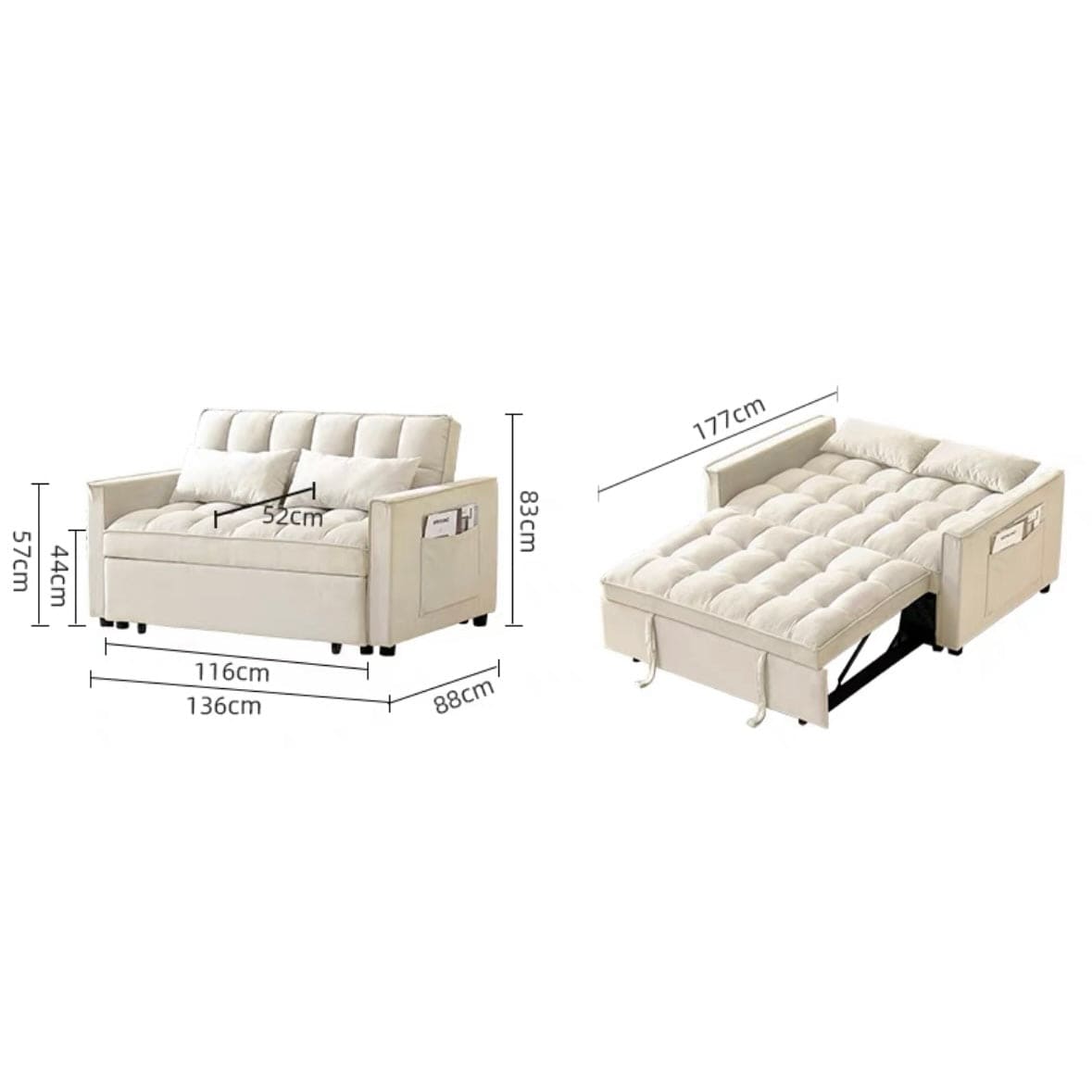 Home Atelier Roland Pull-out Sofa Bed