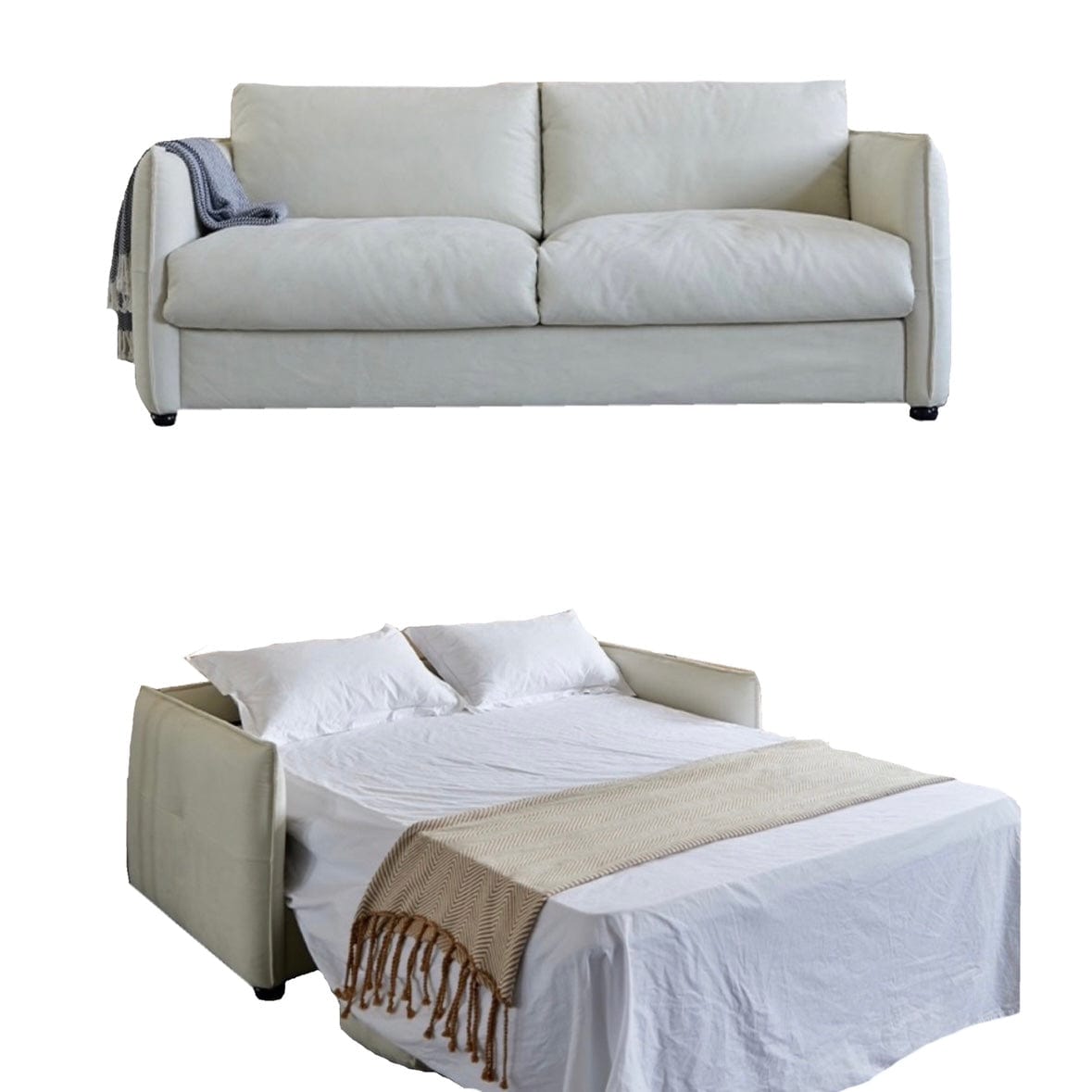 Home Atelier Ron Foldable Sofa Bed with Mattress