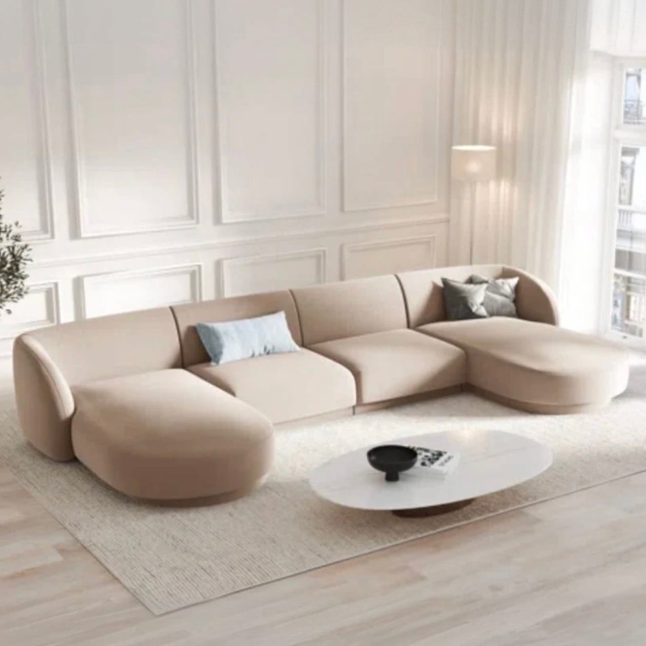 Home Atelier Roselle Scratch Resistant Sectional Sofa
