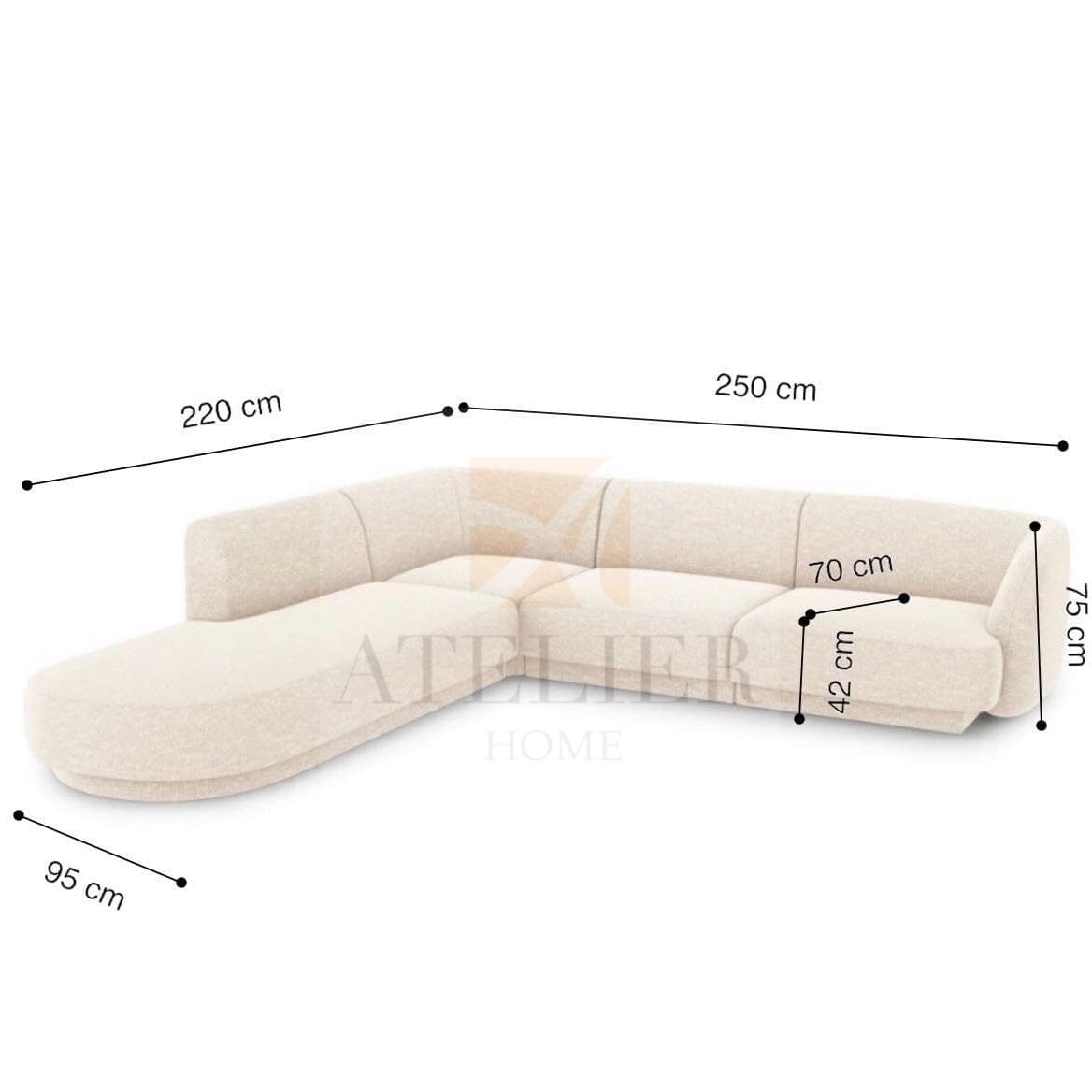Home Atelier Roselle Scratch Resistant Sofa