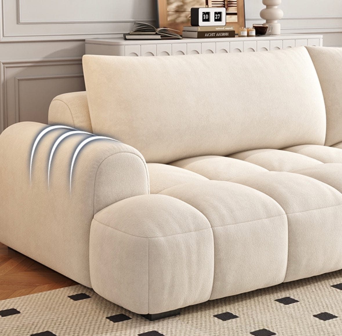 Home Atelier Rudorf Performance Boucle Sectional Sofa
