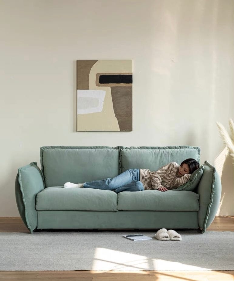 Home Atelier Rydler Performance Boucle Foldable Sofa Bed with Mattress