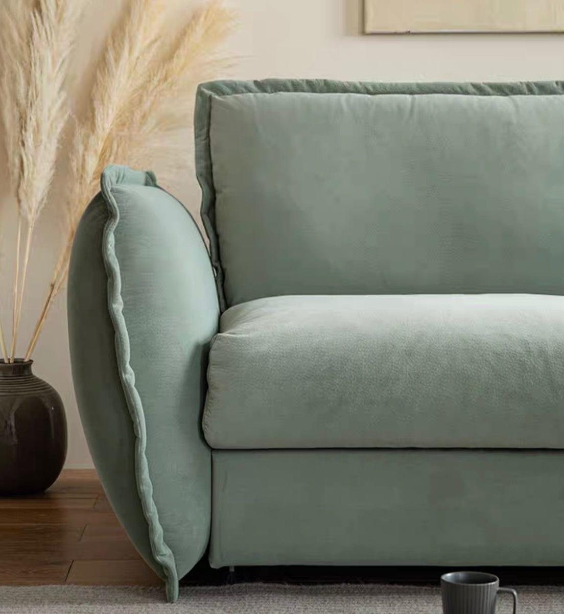 Home Atelier Rydler Performance Boucle Foldable Sofa Bed with Mattress