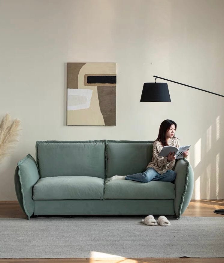 Home Atelier Rydler Performance Boucle Foldable Sofa Bed with Mattress