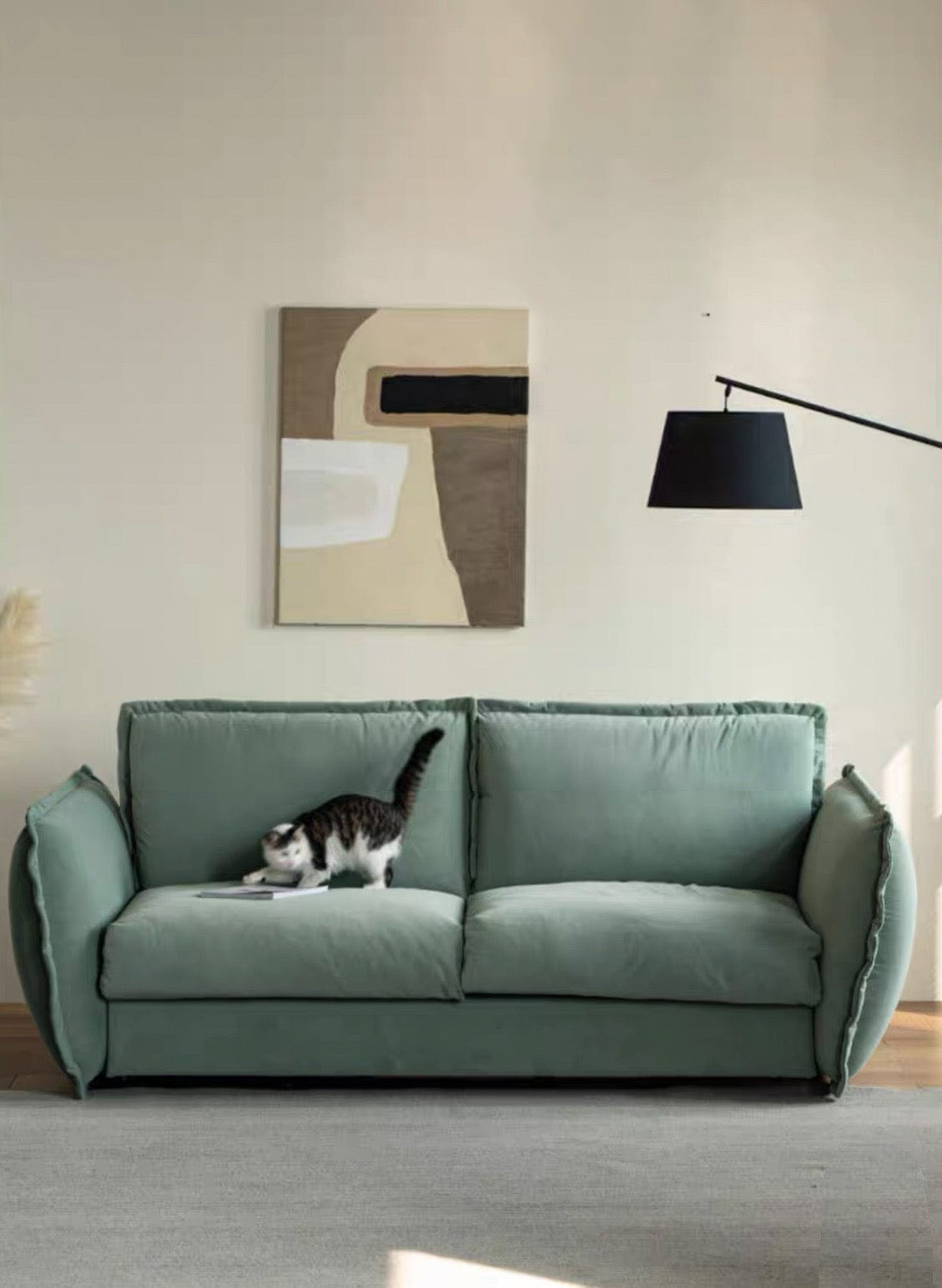 Home Atelier Rydler Performance Boucle Foldable Sofa Bed with Mattress