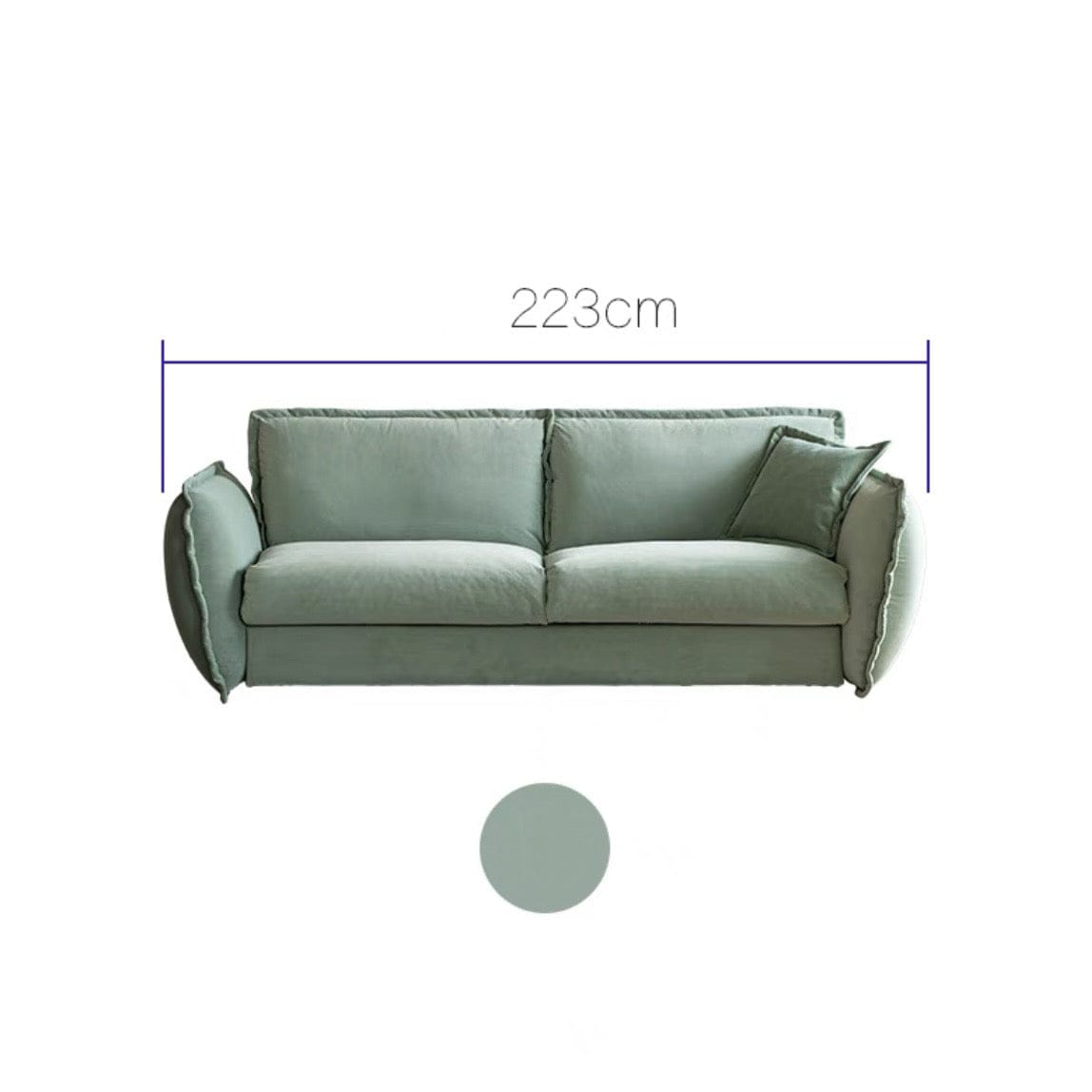 Home Atelier Rydler Performance Boucle Foldable Sofa Bed with Mattress