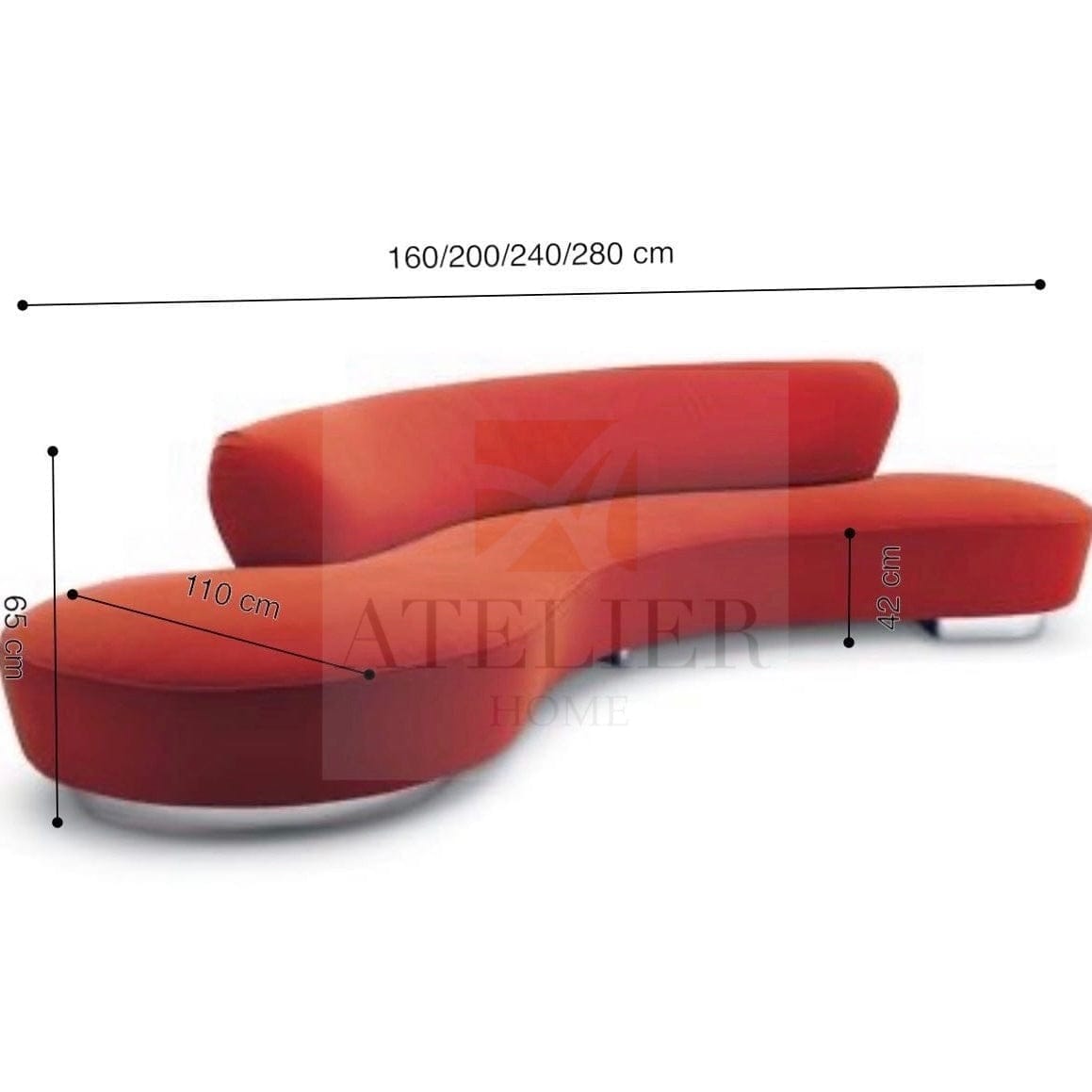 Home Atelier Salotti Curve Sofa