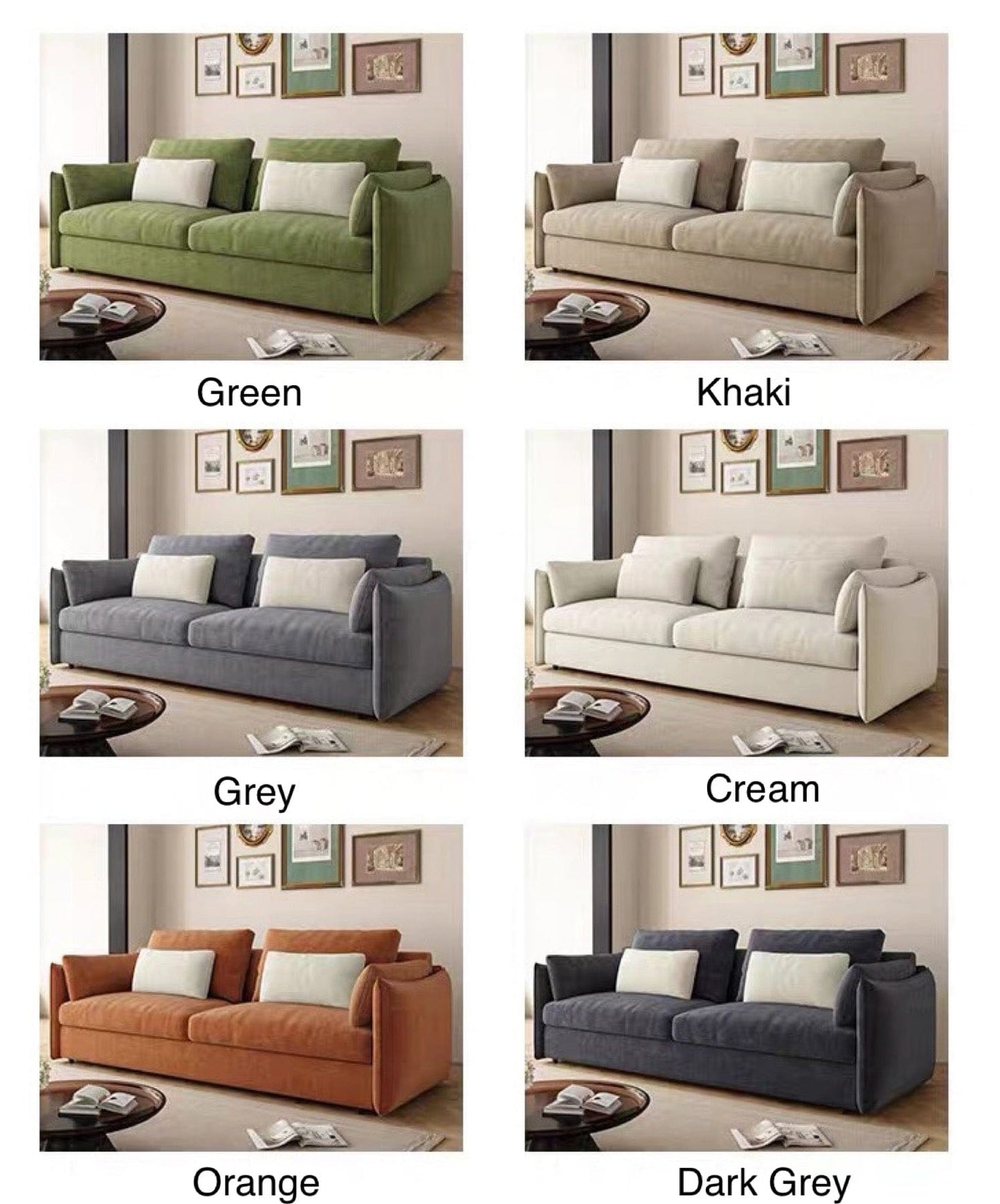 Home Atelier Scott Scratch Resistant Foldable Sofa Bed with Mattress