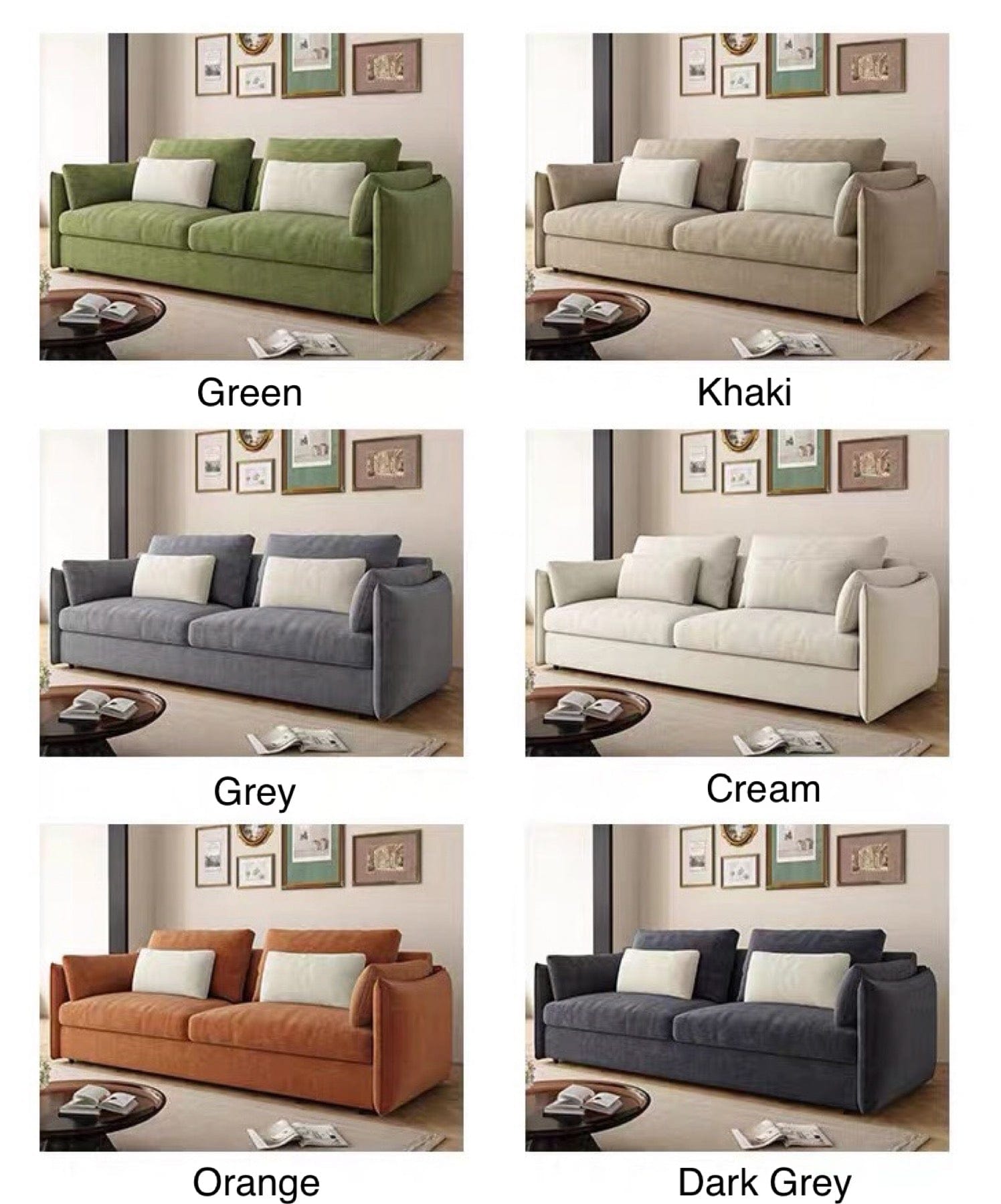 Home Atelier Scott Scratch Resistant Foldable Sofa Bed with Mattress