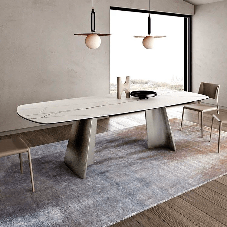 Home Atelier Sintered Stone / L160 x W85 x H75 / A1 Alfredo Modern Sintered Stone Dining Table