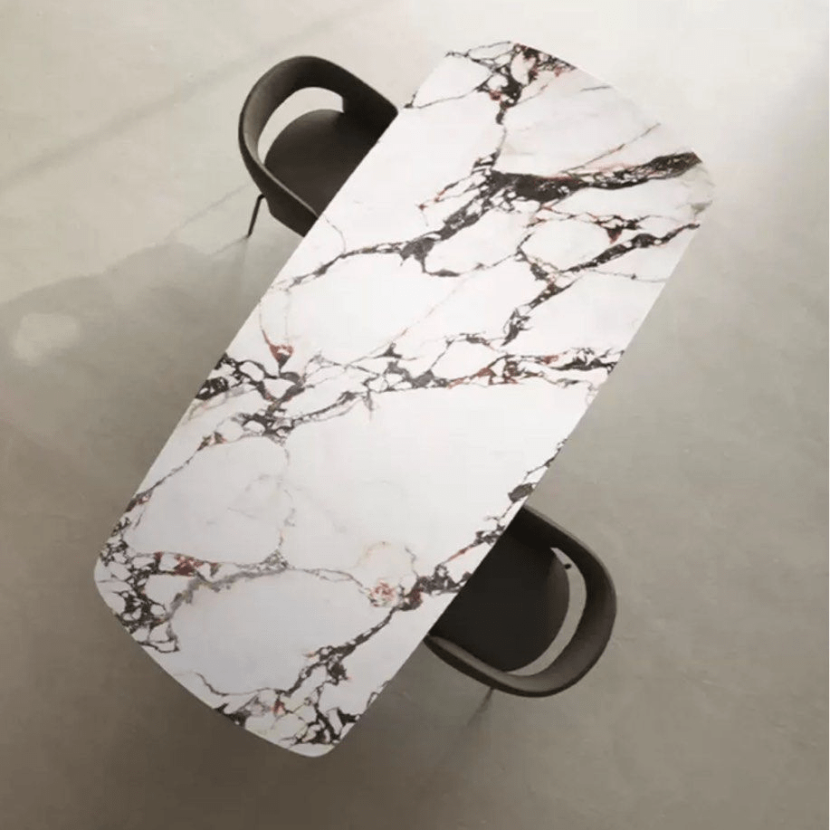 Home Atelier Sintered Stone / L160 x W85 x H75 / A3 Alfredo Modern Sintered Stone Dining Table