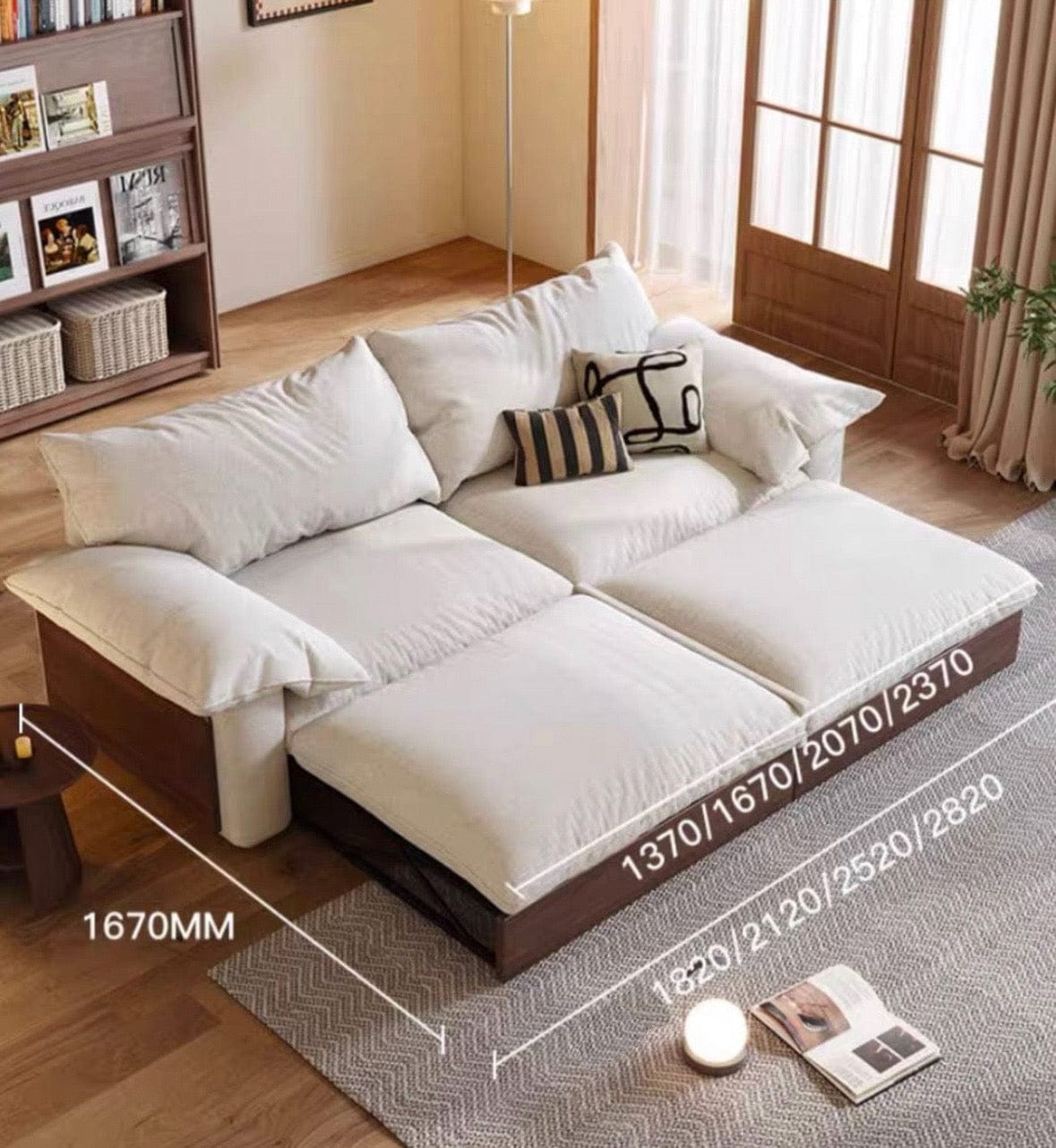 Home Atelier sofa bed Jolie Scratch Resistant Pull-out Sofa Bed