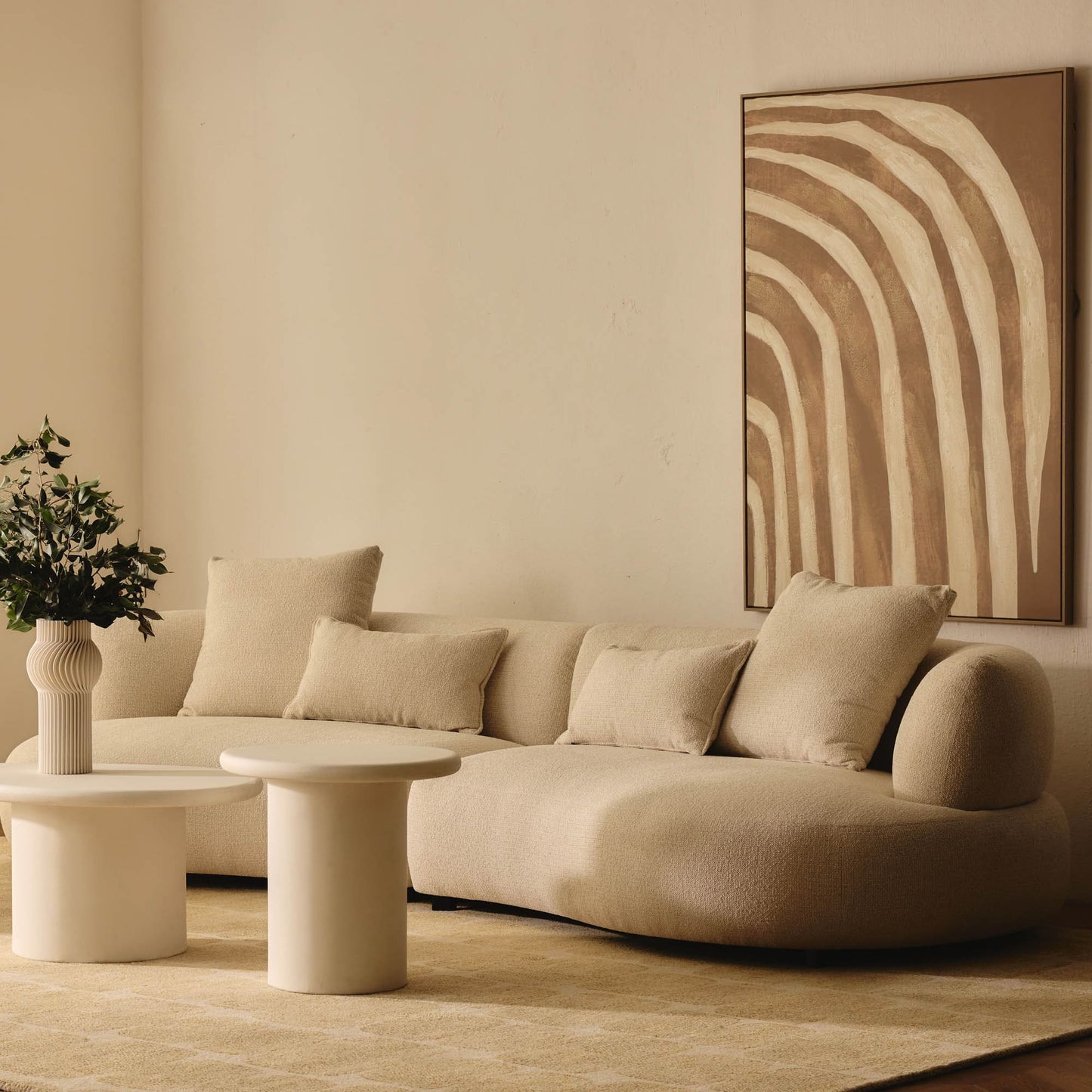 Home Atelier Sofa Tana Sectional Curve Sofa