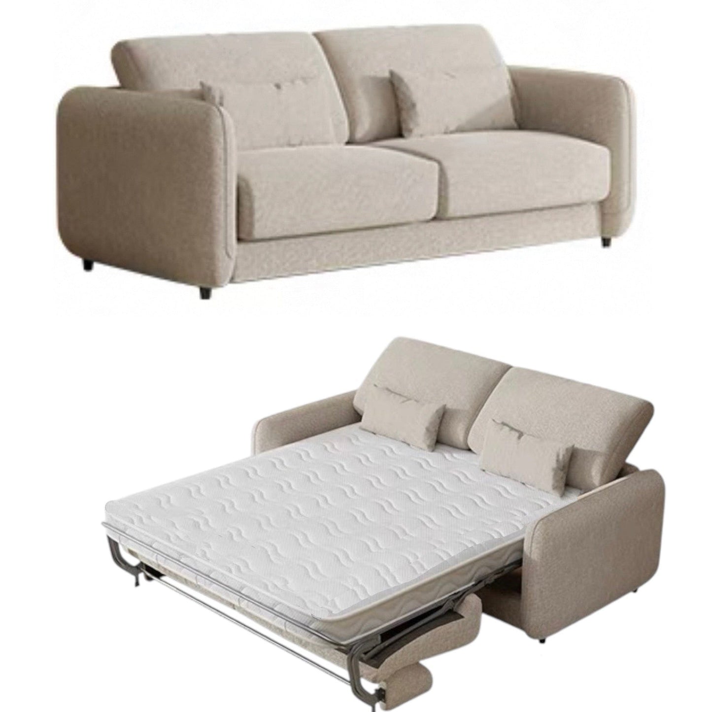Home Atelier Sophia Foldable Sofa Bed with Mattress