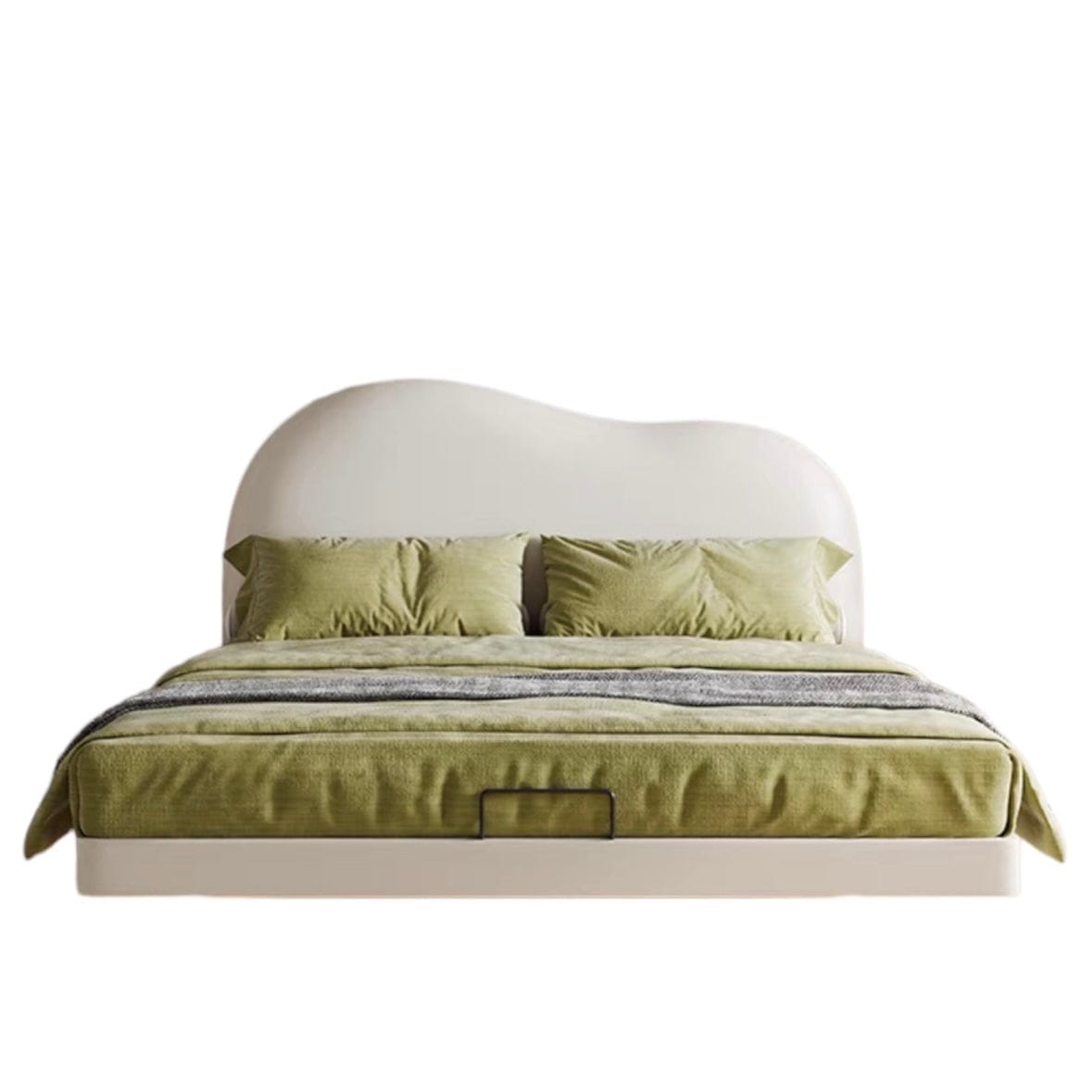 Home Atelier Steph Floating Boucle Bed Frame