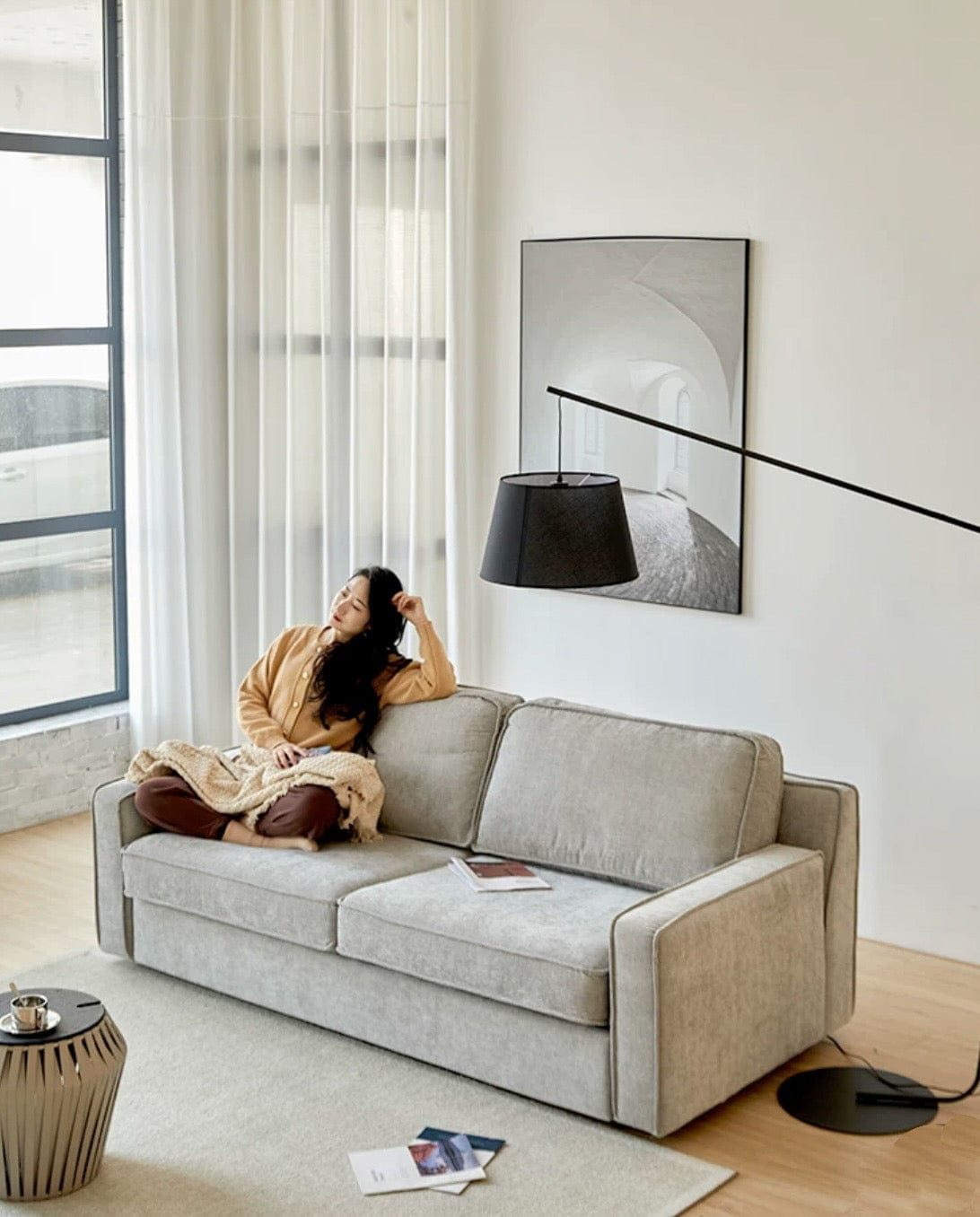 Home Atelier Steve Foldable Sofa Bed with Mattress