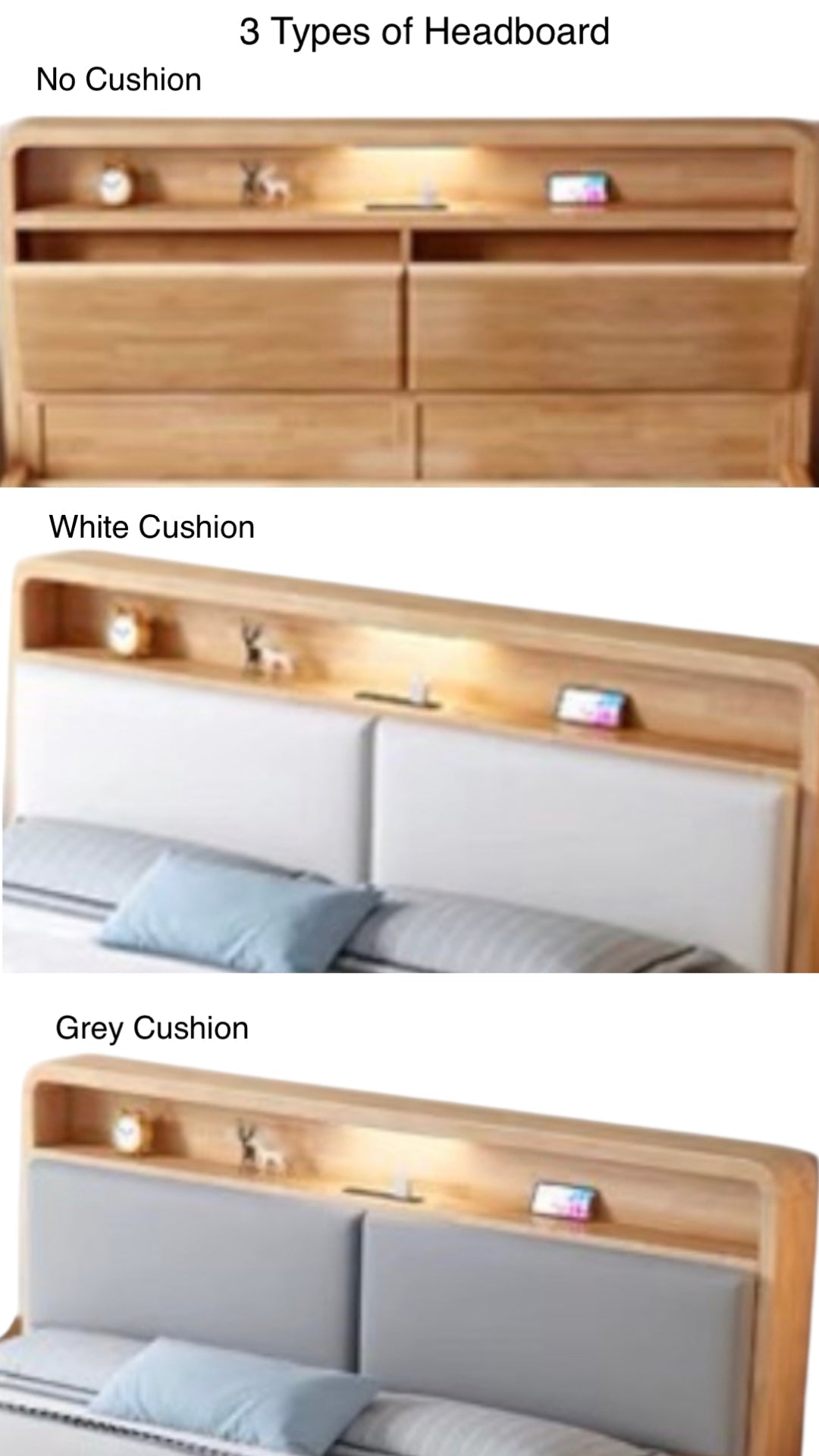 Home Atelier Stuart Storage Wooden Bed Frame