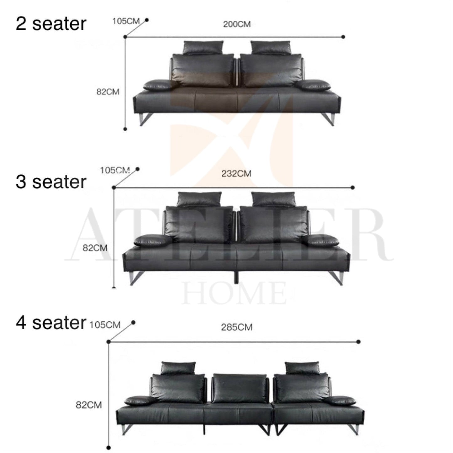Home Atelier Tallini Slider Sofa