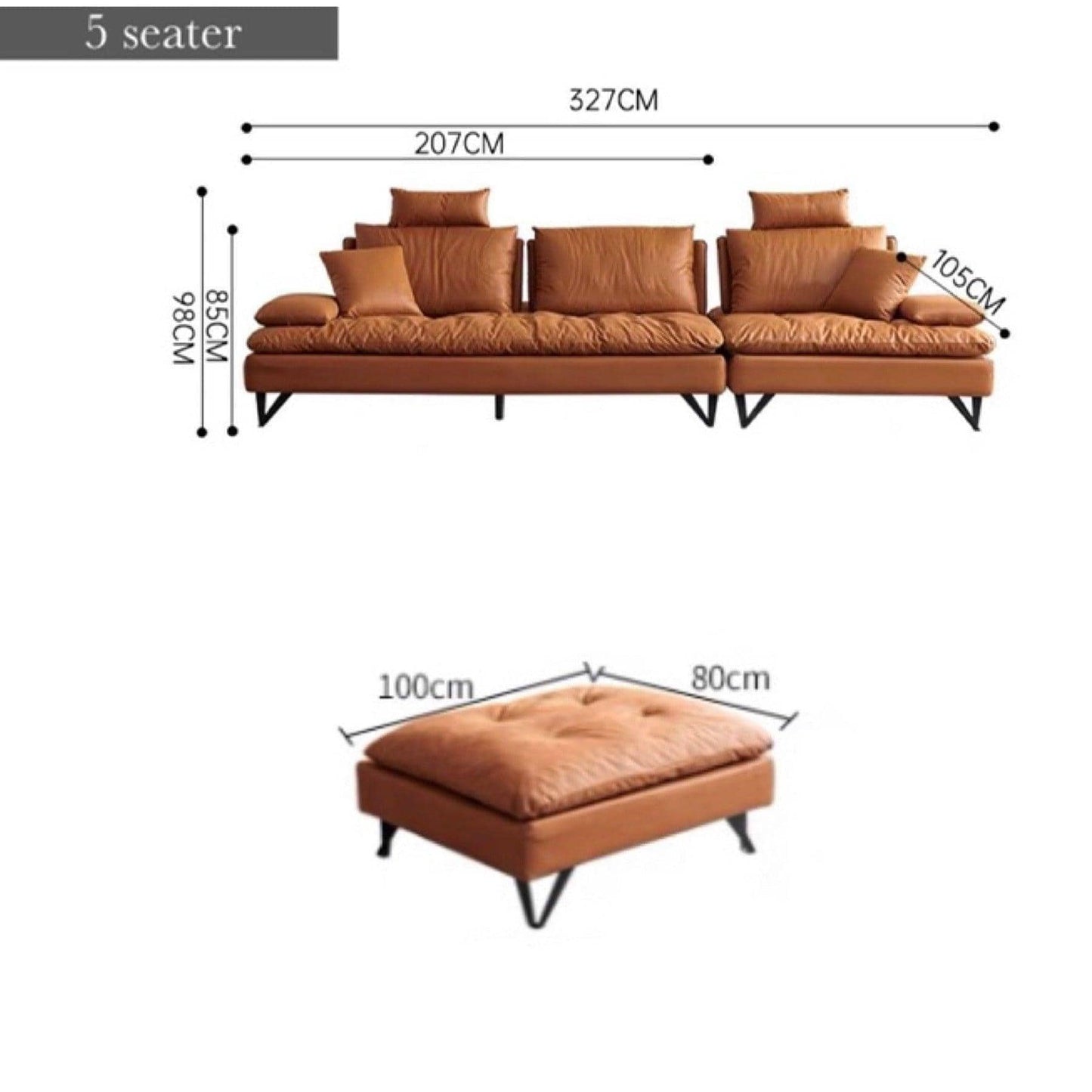 Home Atelier Tania Slider Sofa