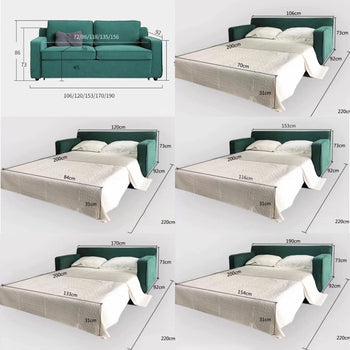 Home Atelier Tasha Foldable Sofa Bed
