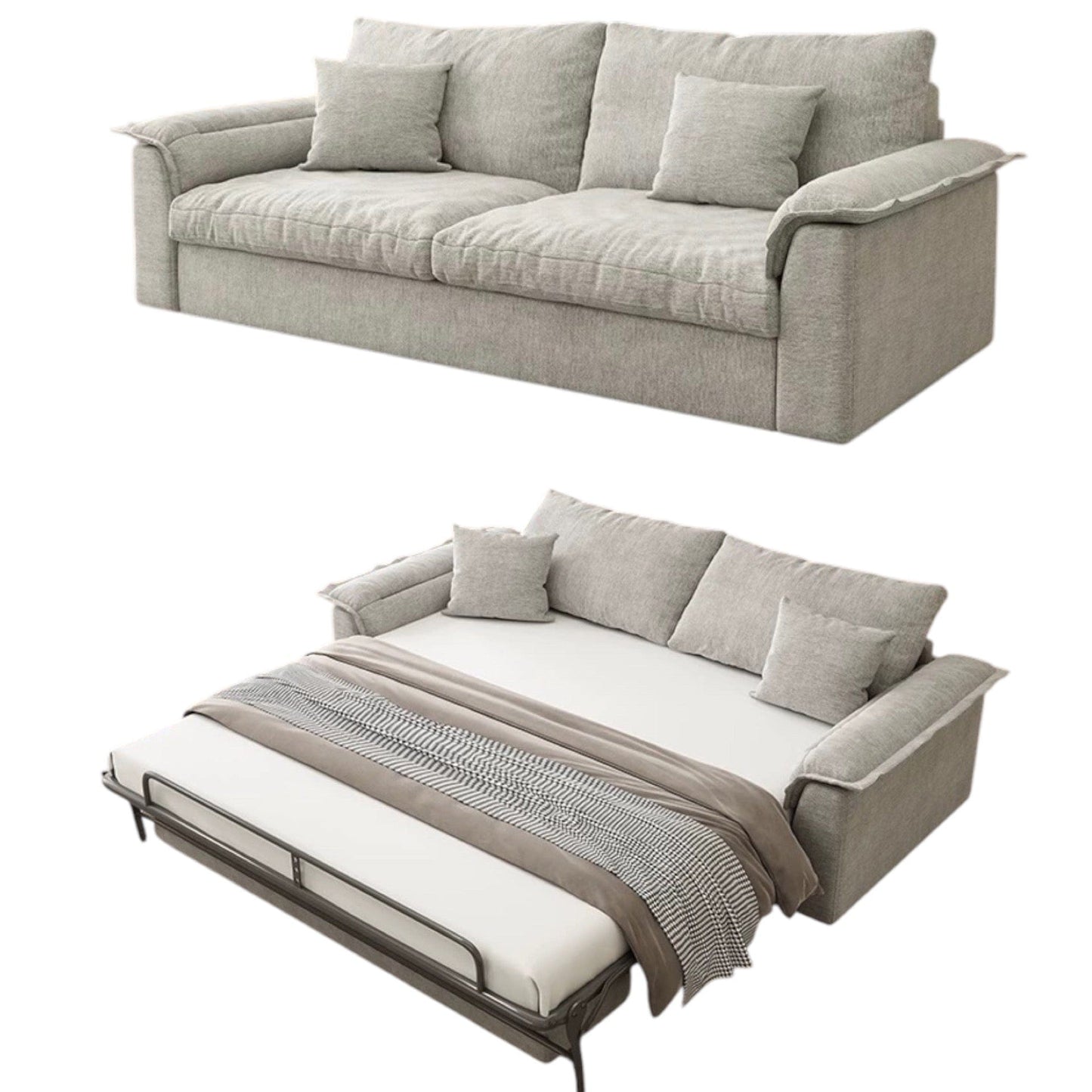 Home Atelier Terence Foldable Sofa Bed with Mattress
