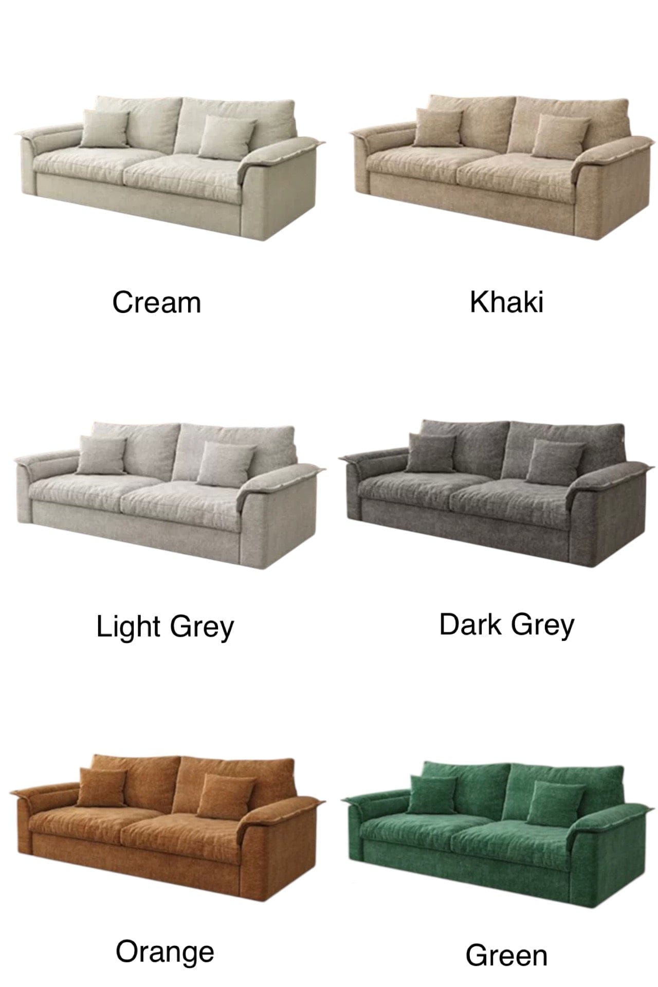 Home Atelier Terence Foldable Sofa Bed with Mattress