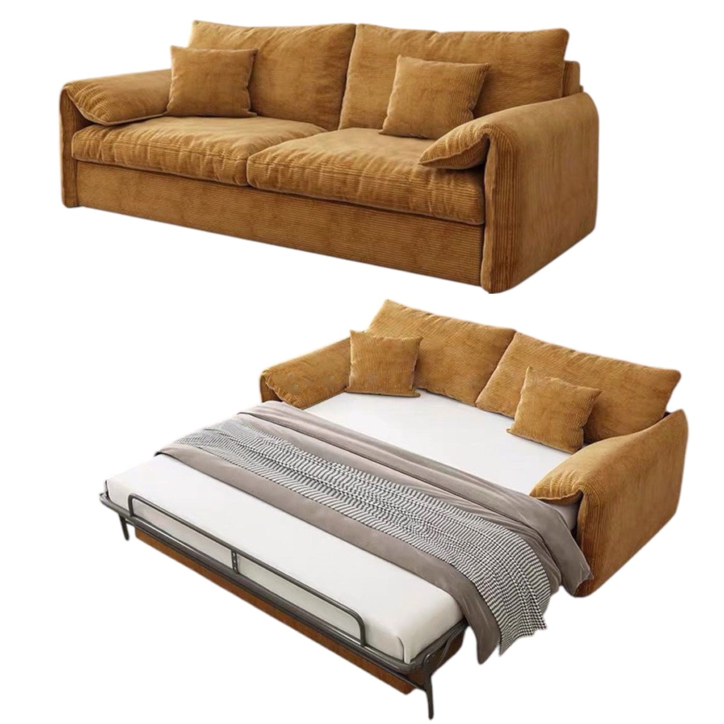 Home Atelier Tess Foldable Sofa Bed with Mattress