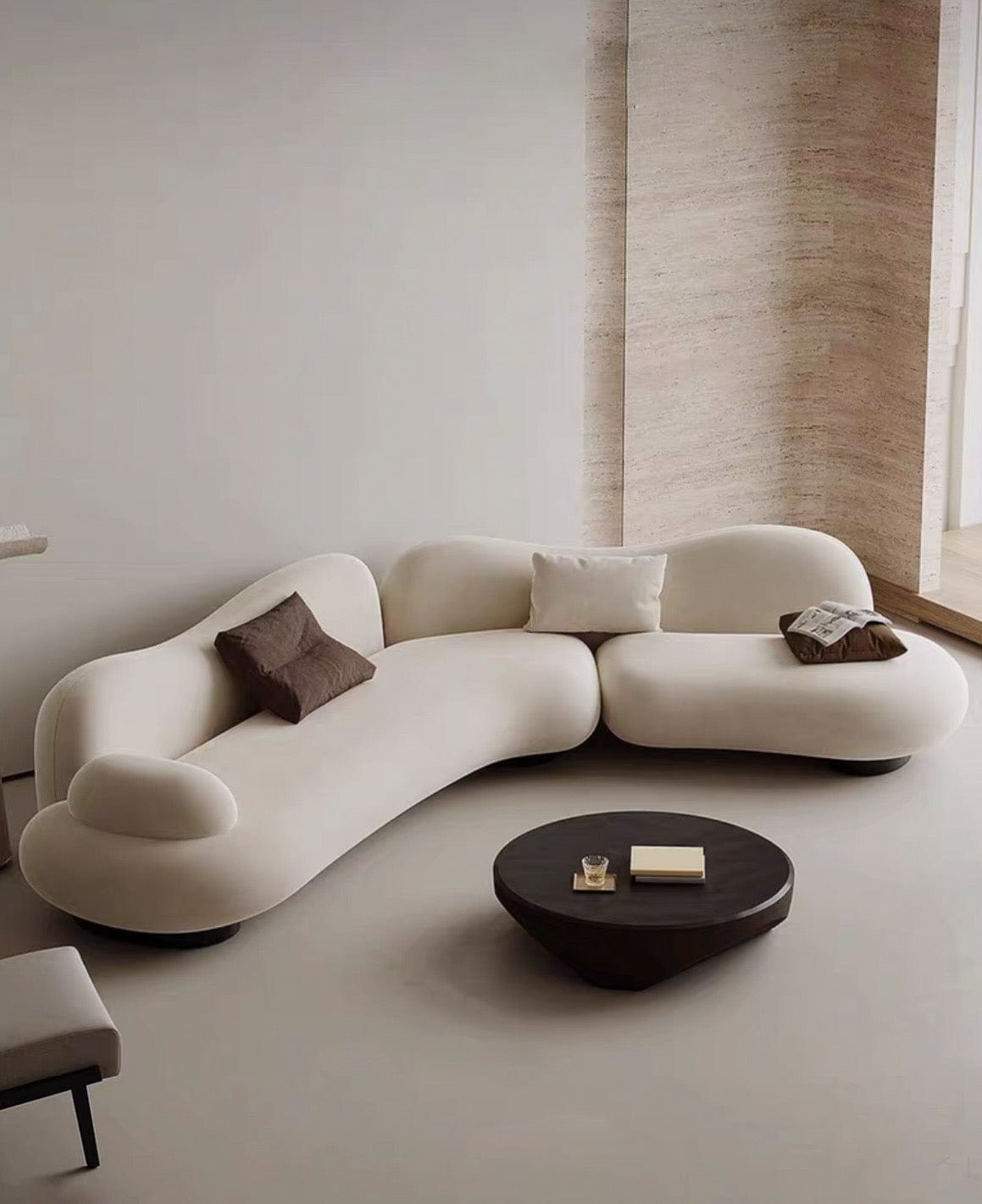 Home Atelier Thanos Sectional Designer Curve Sofa