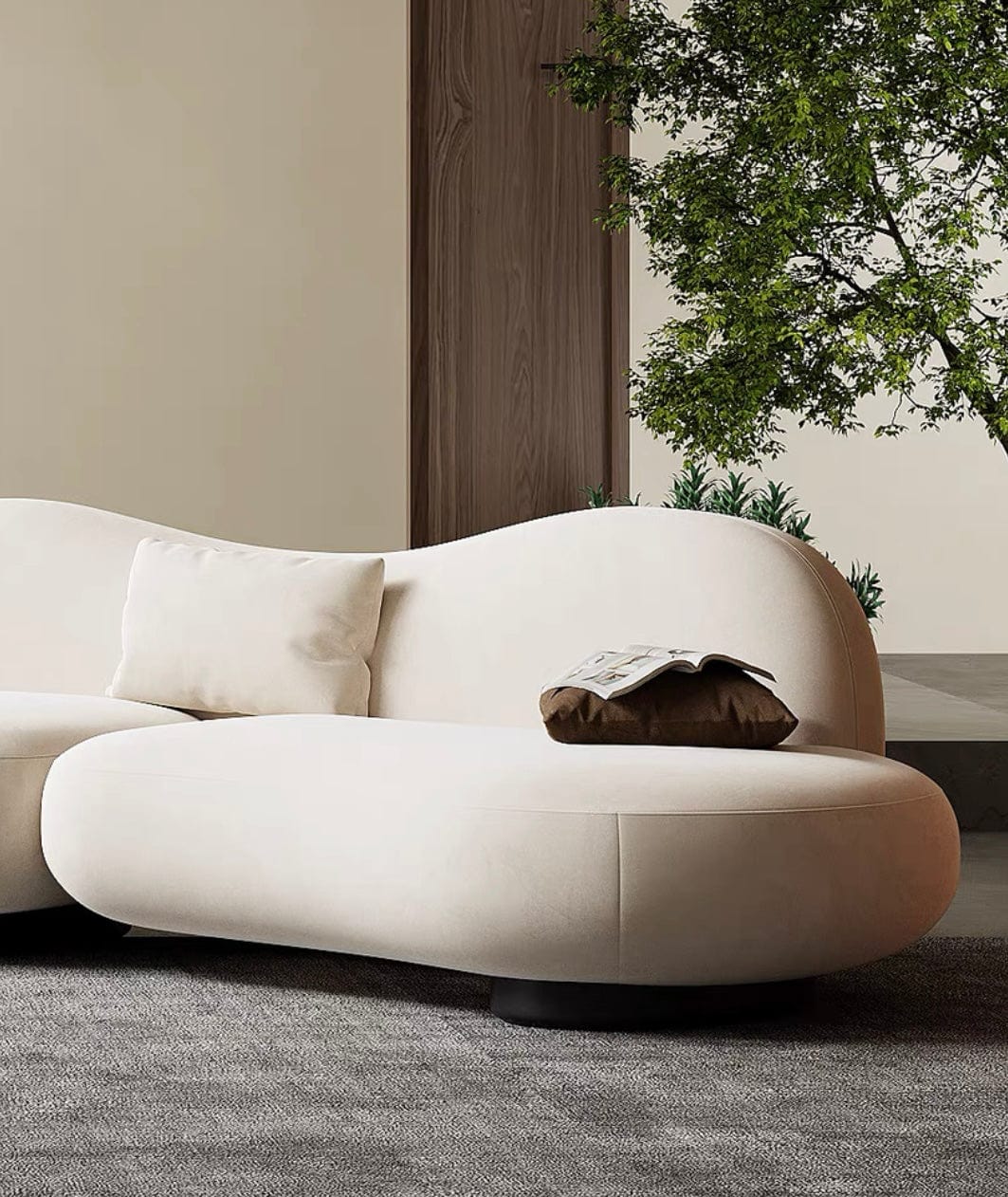 Home Atelier Thanos Sectional Designer Curve Sofa