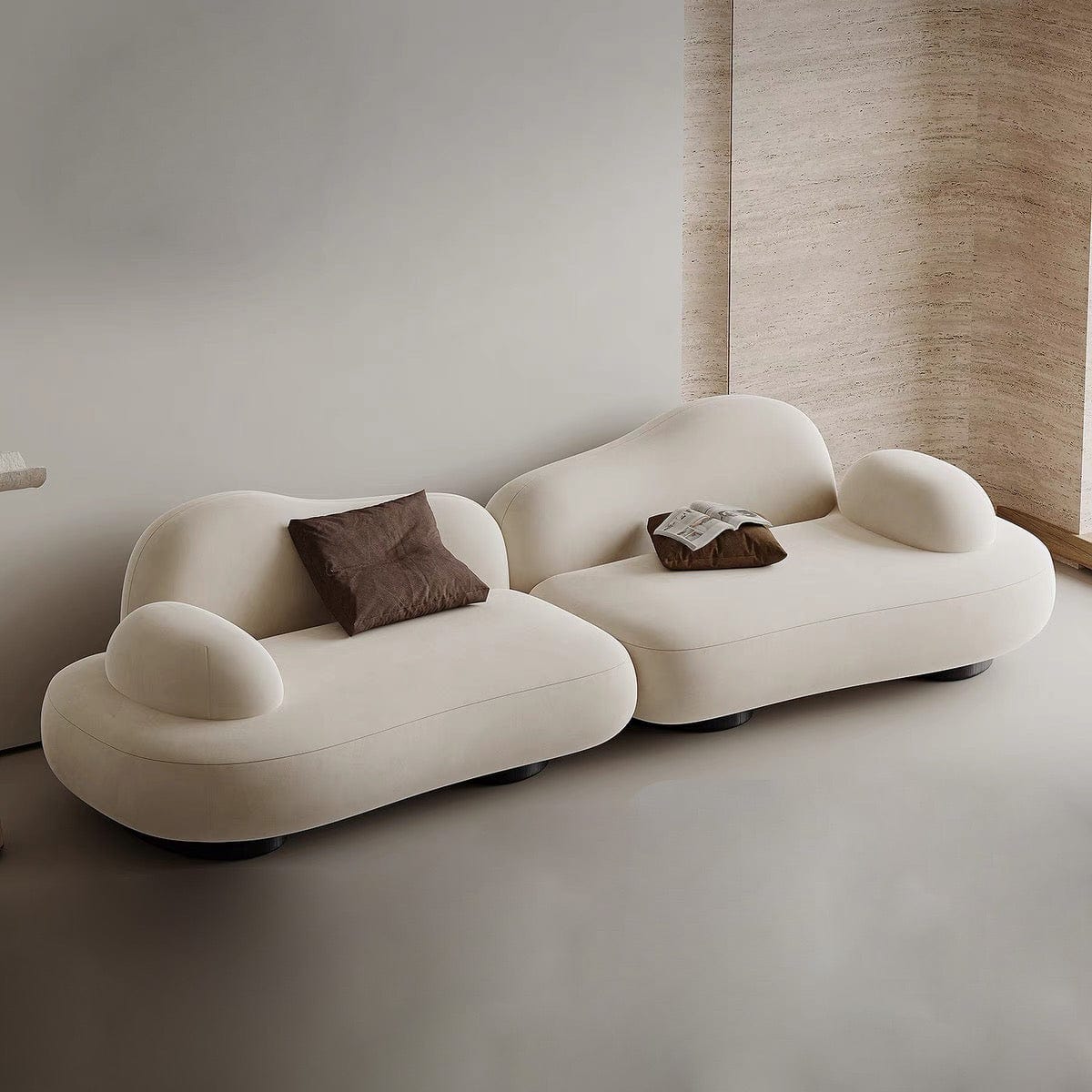 Home Atelier Thanos Sectional Designer Curve Sofa